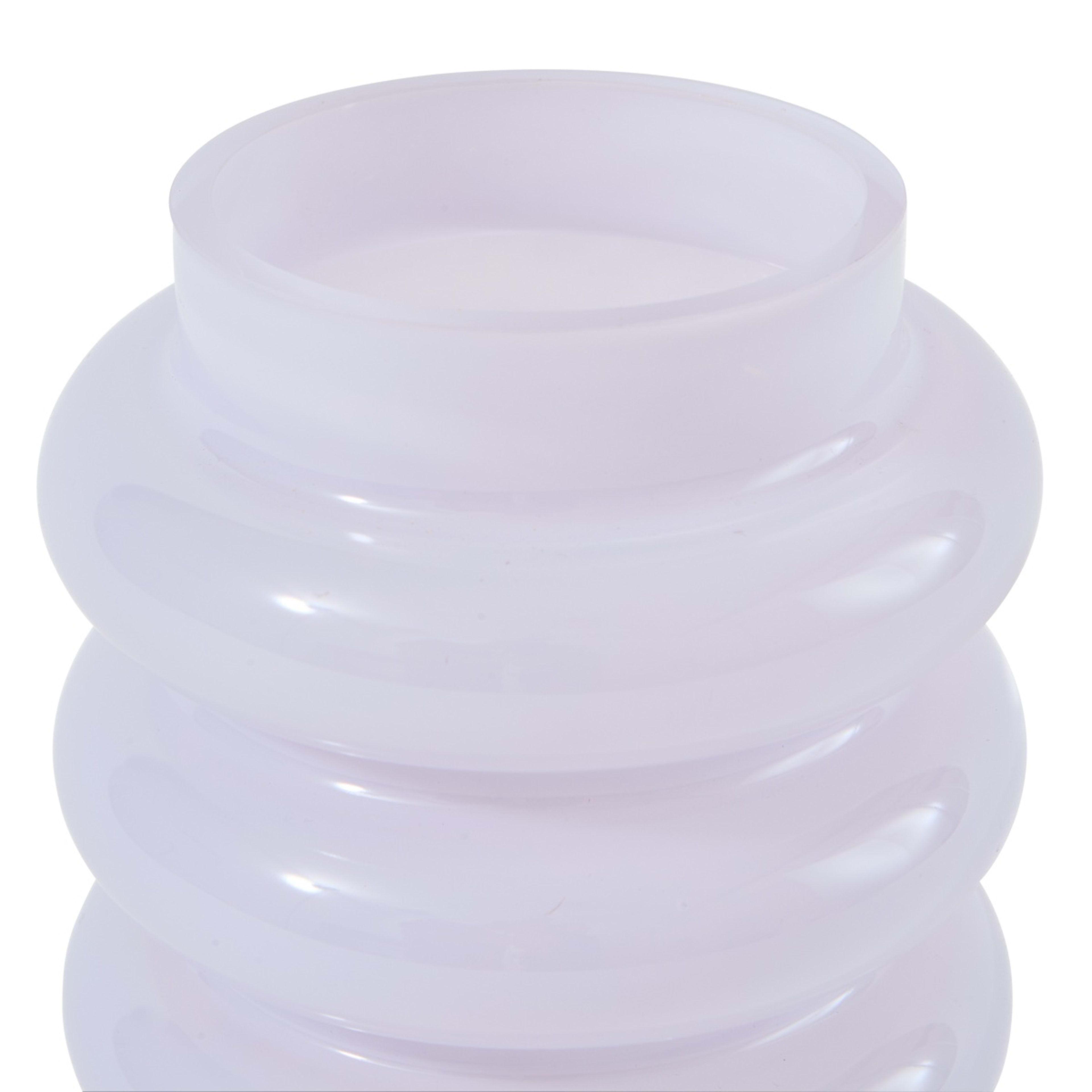 4 Lilac Bubble Glass Vase, 4 of 4