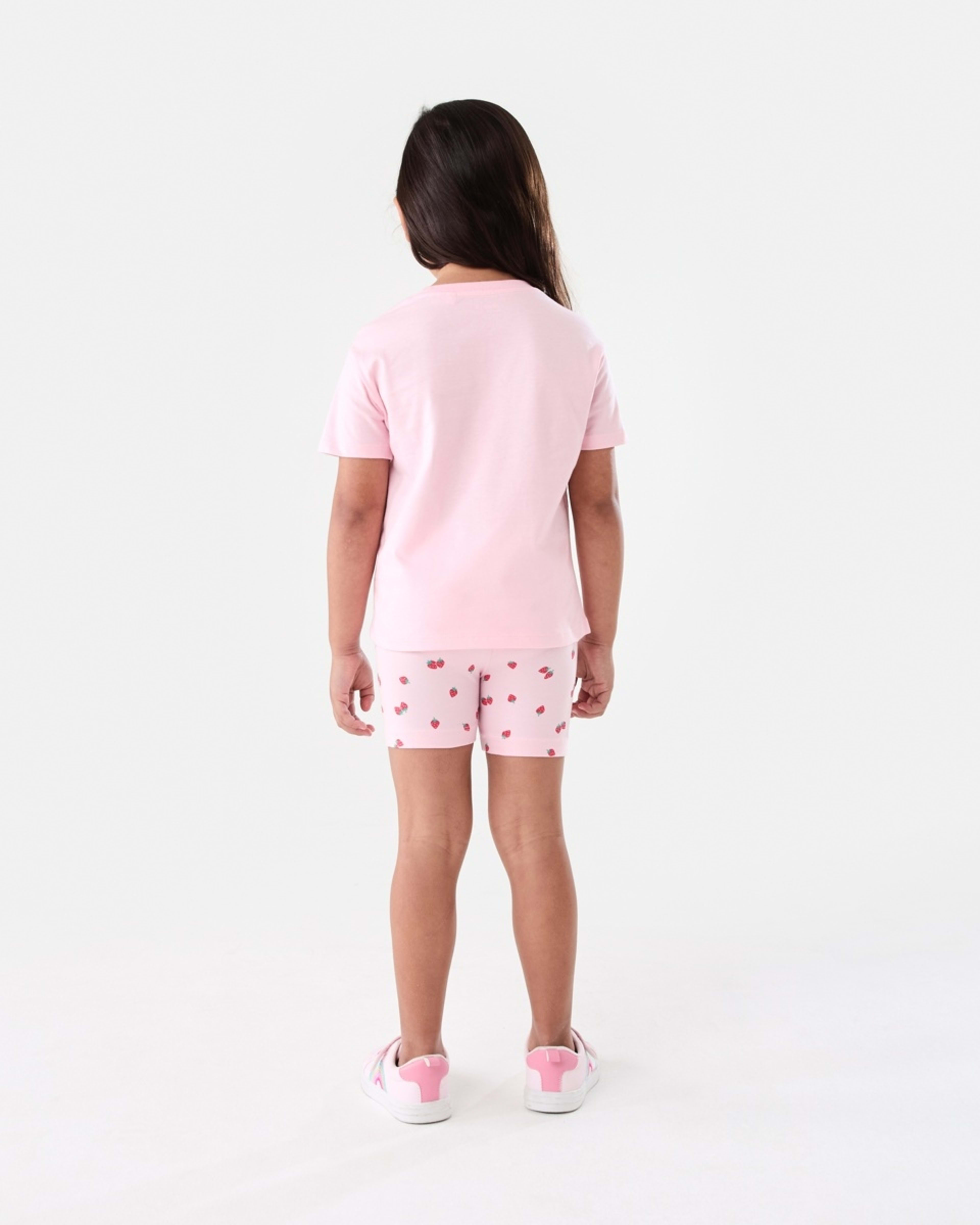 6 Printed Bike Shorts Strawberry, 6 of 8