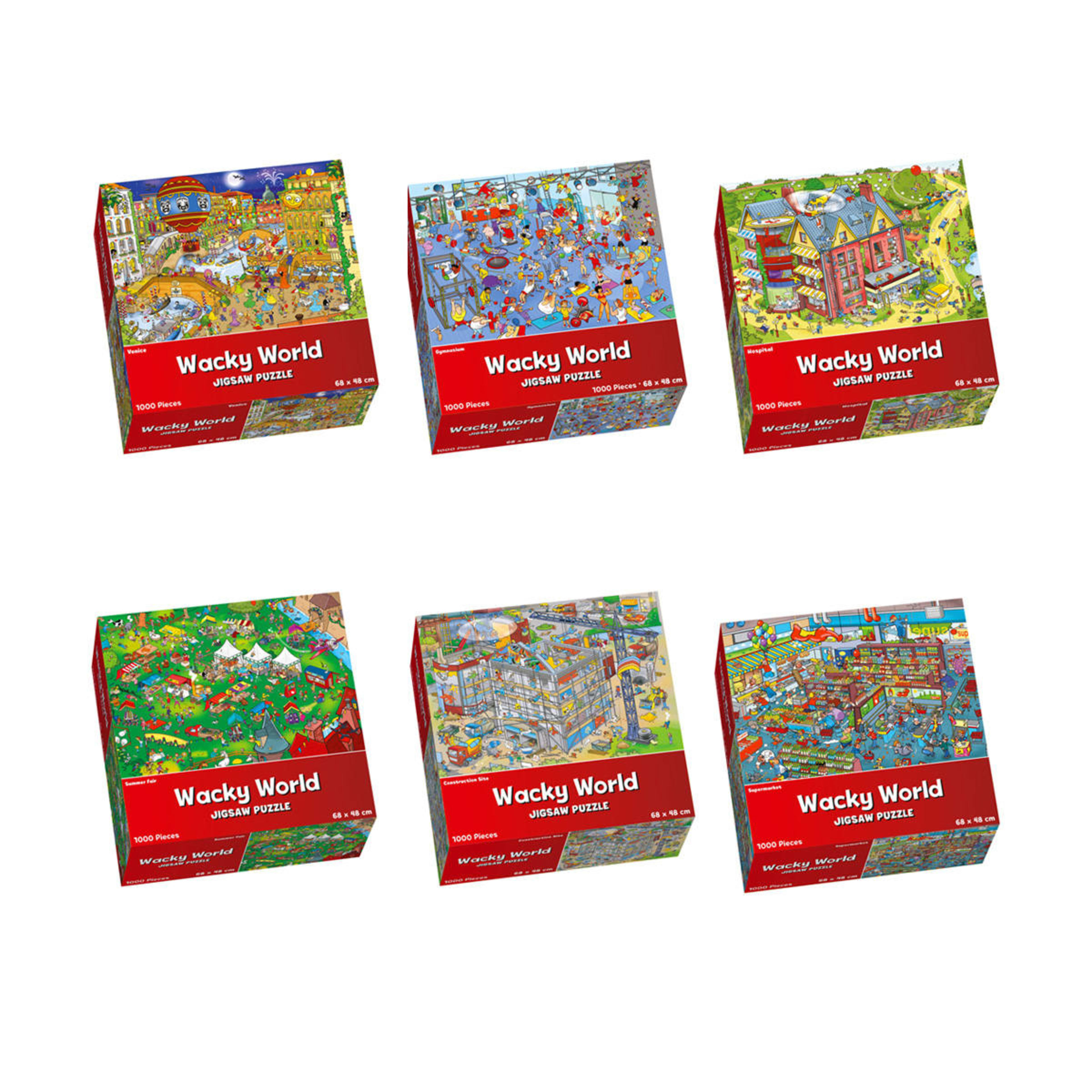 1 Wacky World Jigsaw Puzzle - Assorted