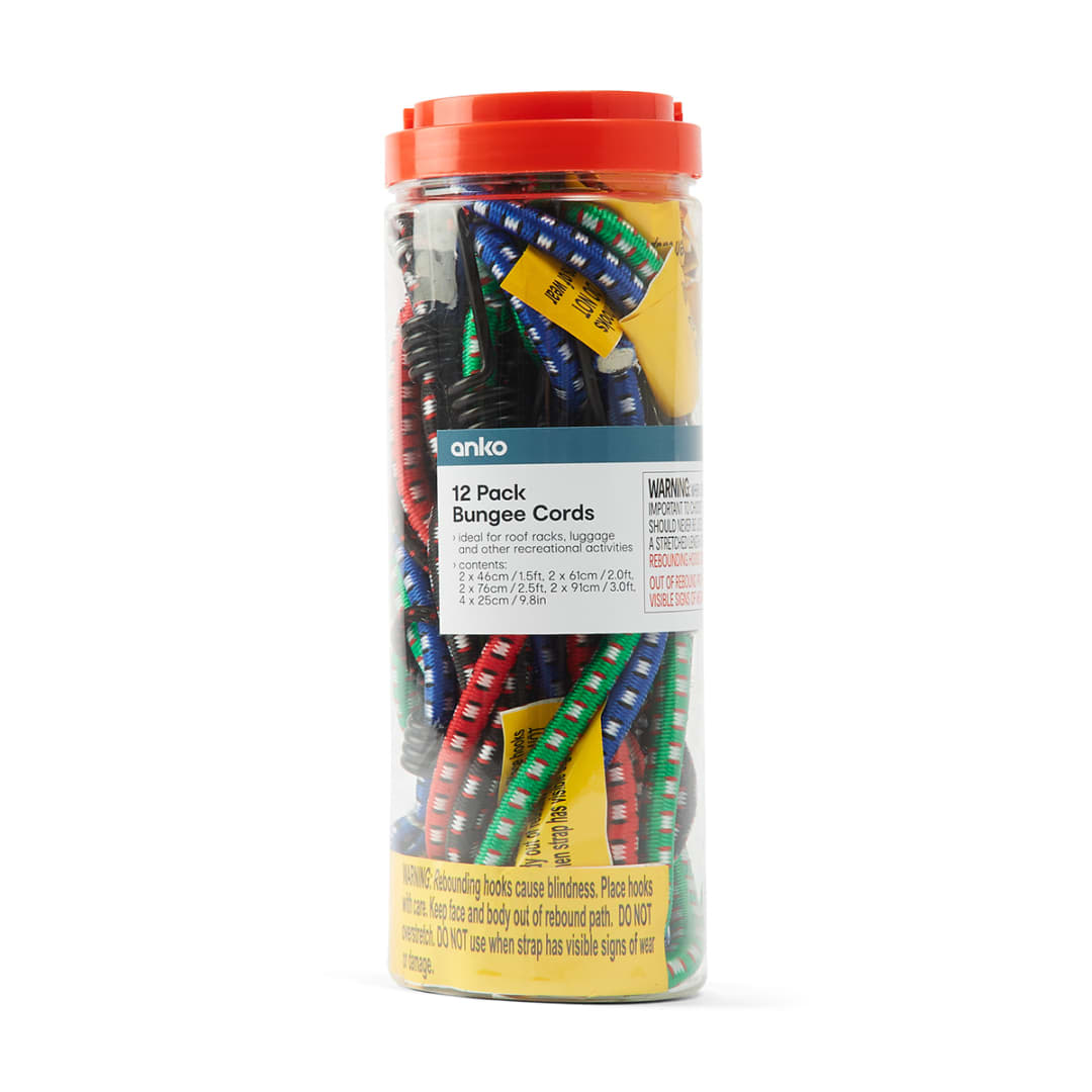 12 Pack Bungee Cords Kmart