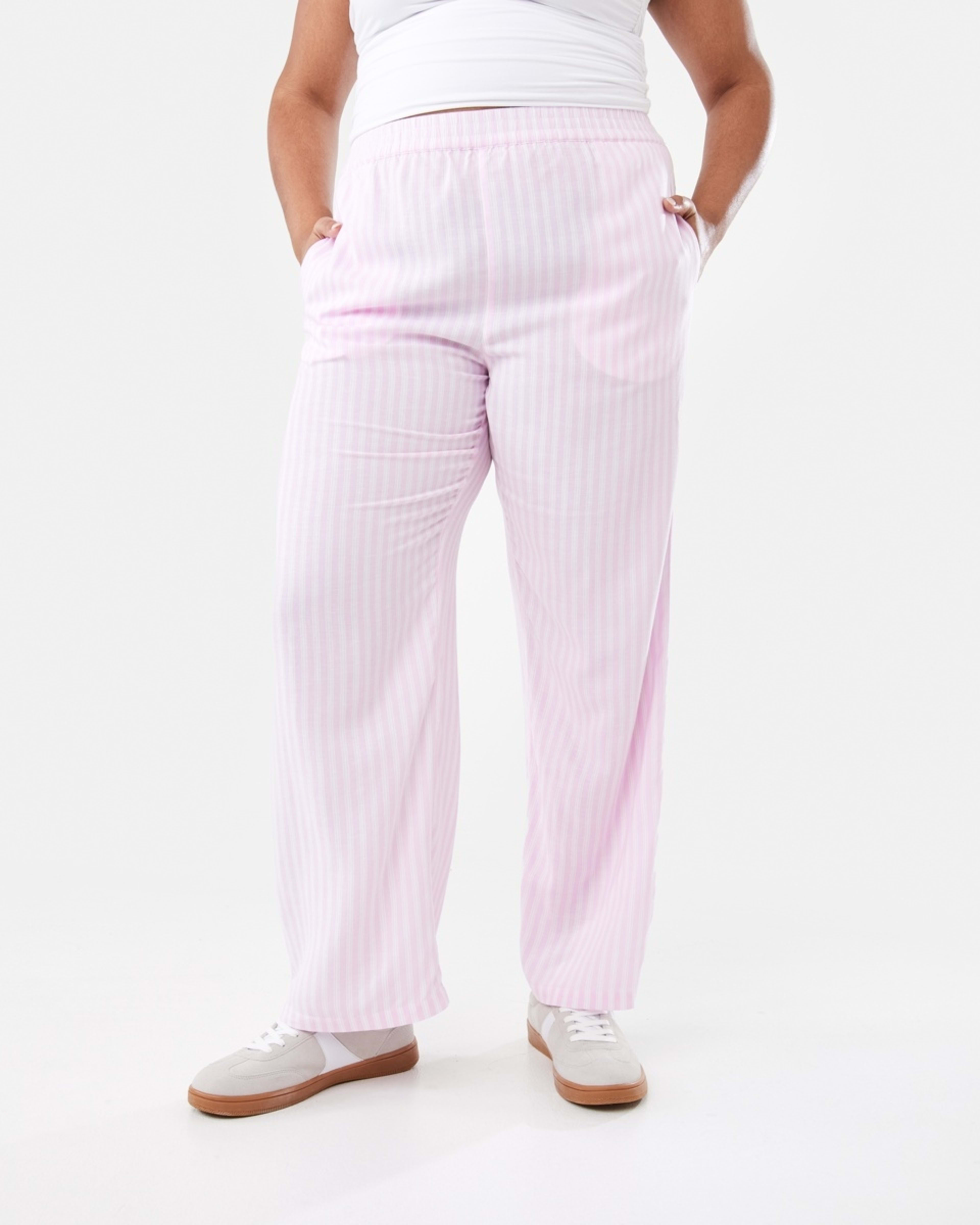 3 Relaxed Pants Pink Strp, 3 of 9