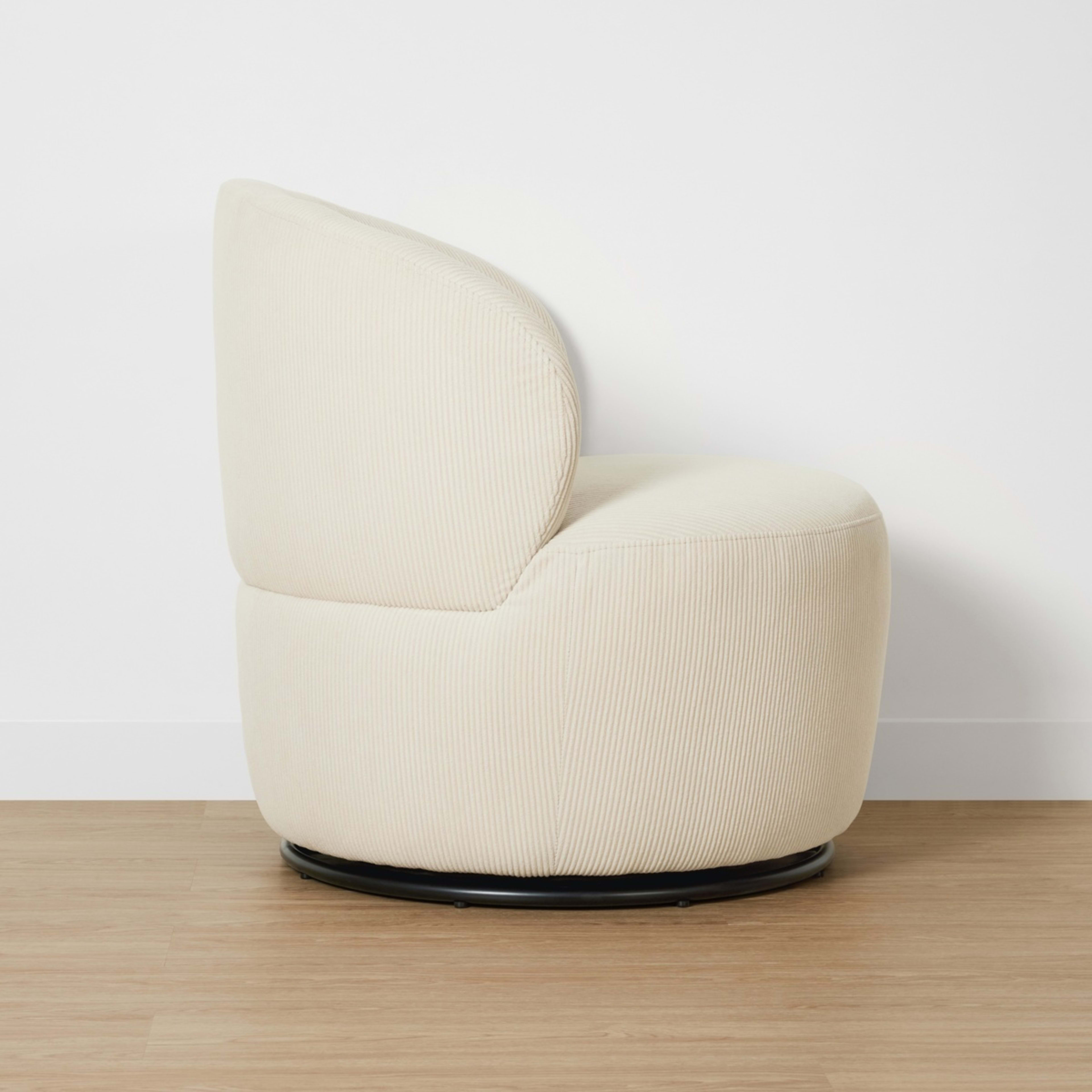 4 Corduroy Swivel Chair, 4 of 9