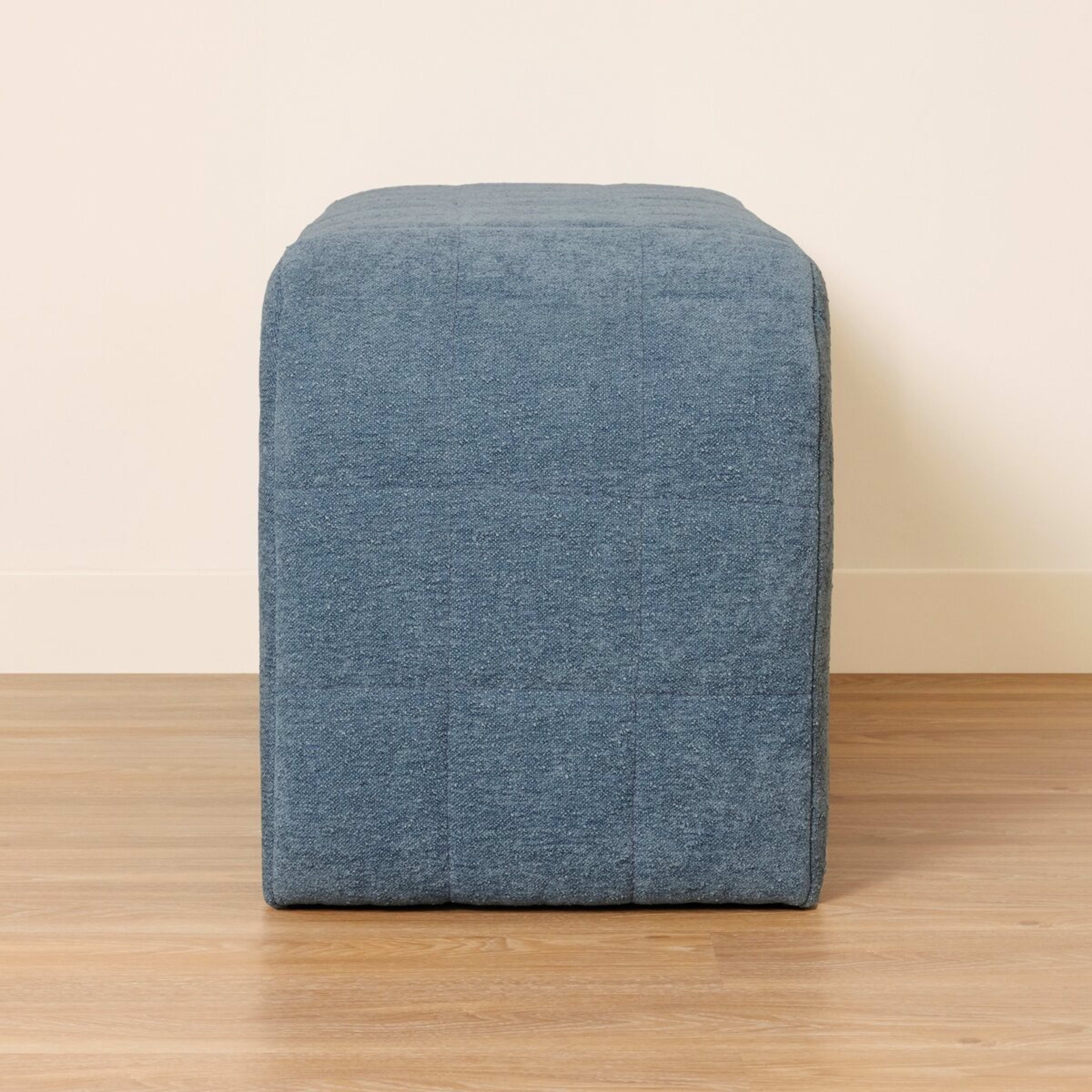 4 Chenille Bench - Blue, 4 of 5
