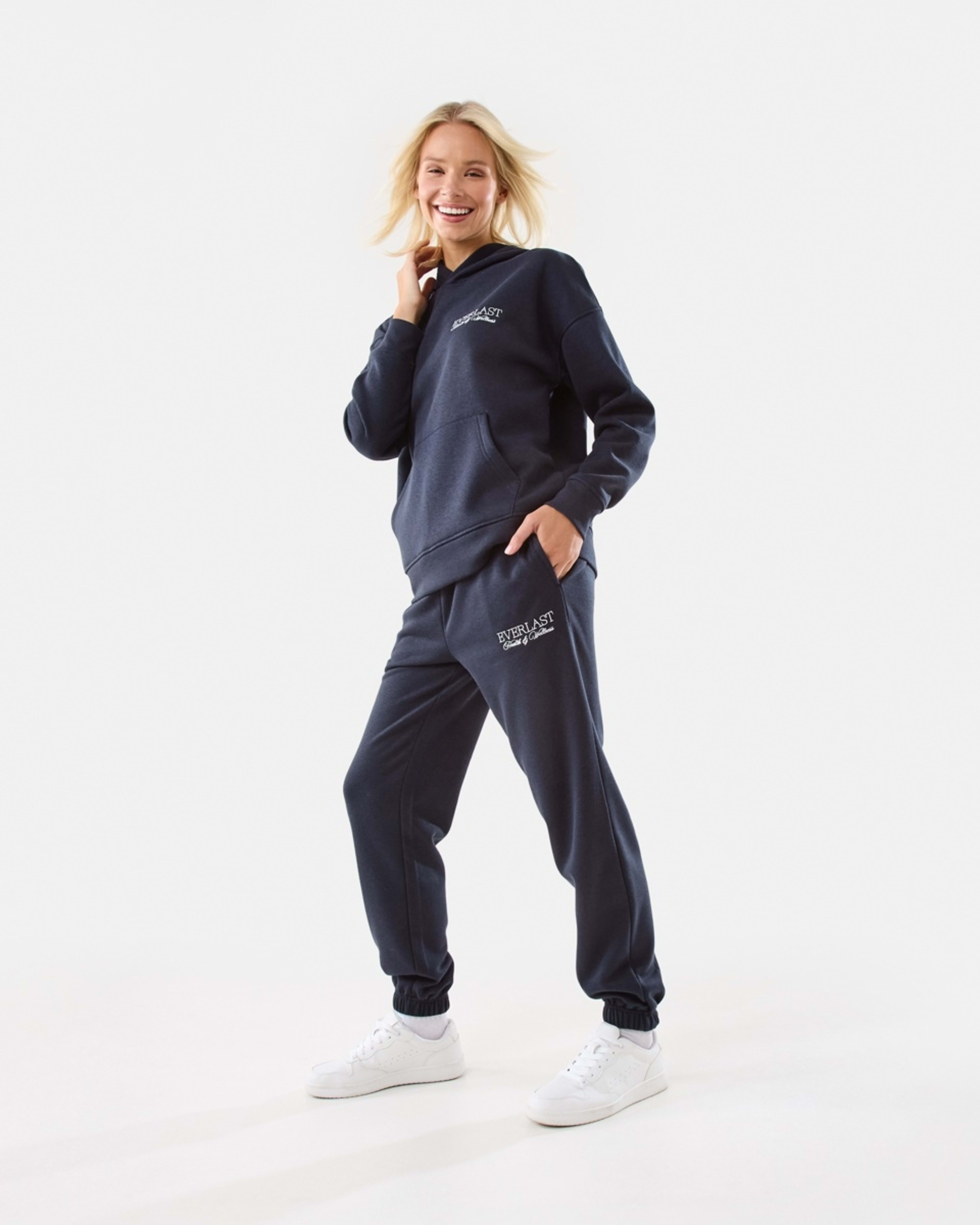 3 Everlast Womens Street Oversized Hoodie Washed Nvy, 3 of 8