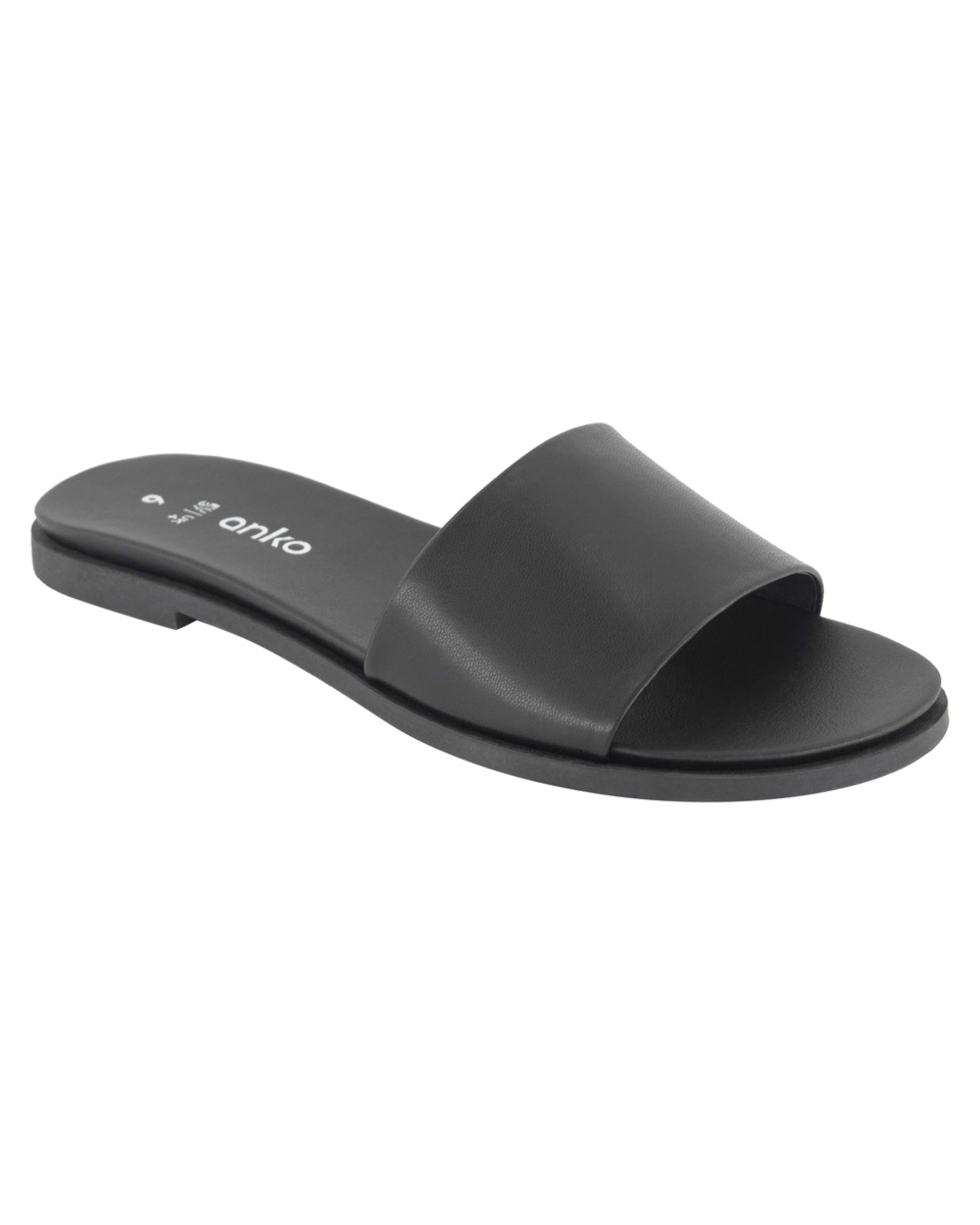1 Comfort Footbed Slides Black