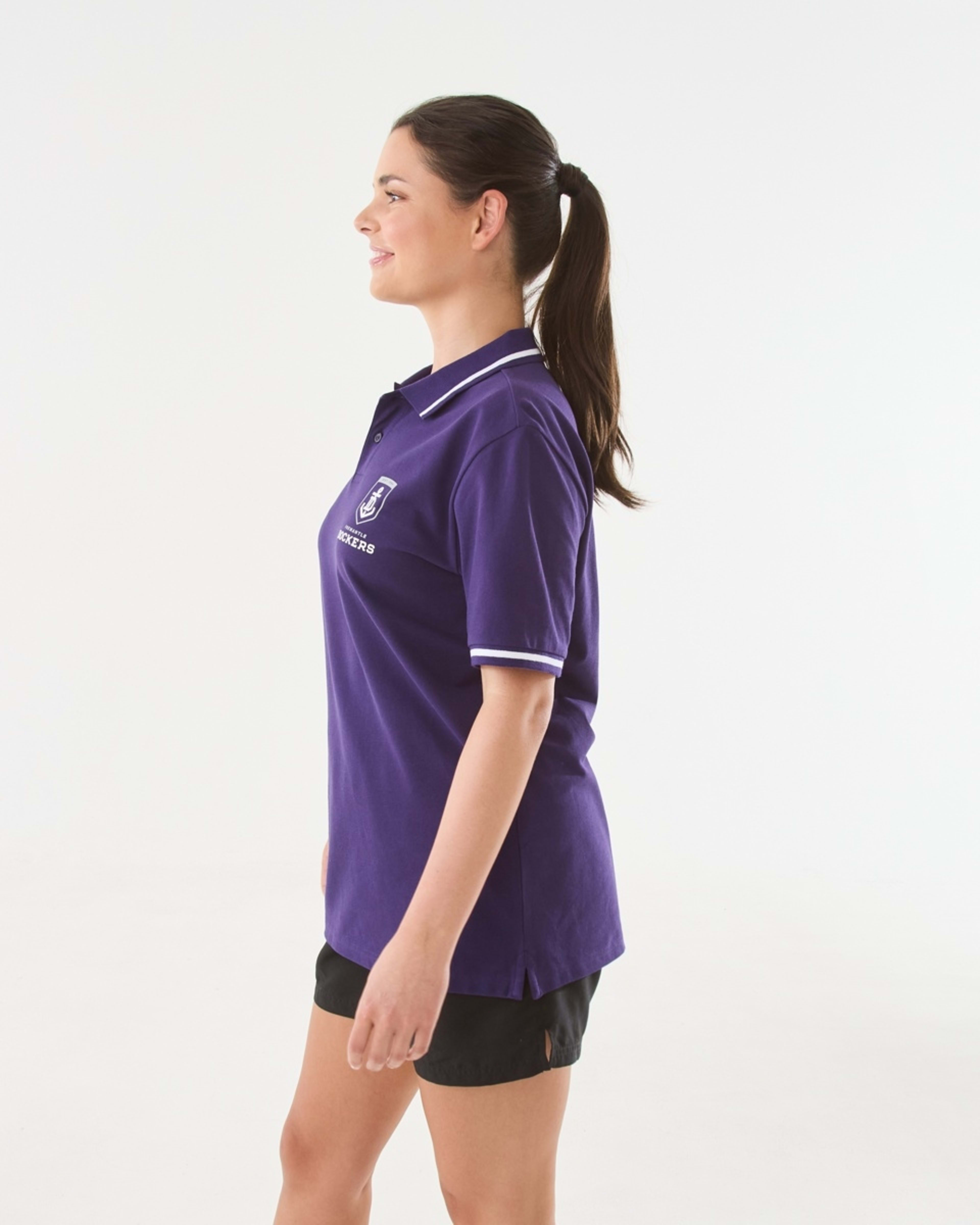 2 Official AFL Adult Polo Shirt Fremantle, 2 of 6