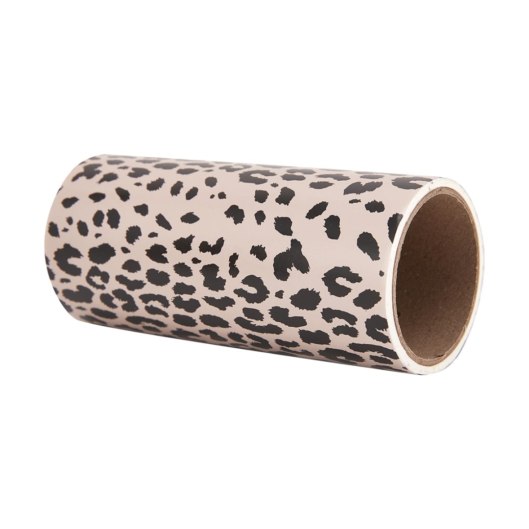 Lint Roller with Spare Roll Leopard Kmart