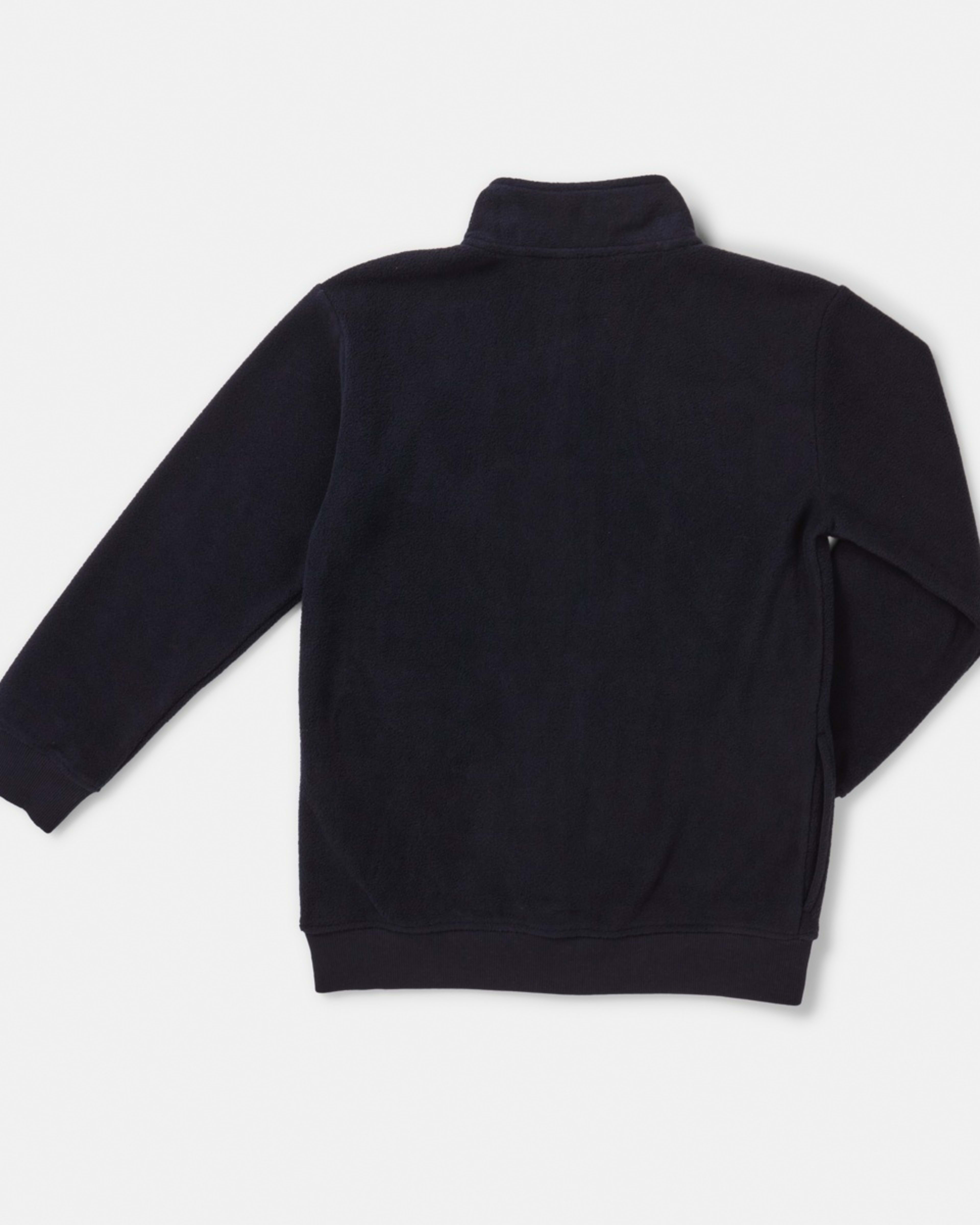 10 Zip Through Polar Fleece Sweatshirt Nvy Sphire, 10 of 10
