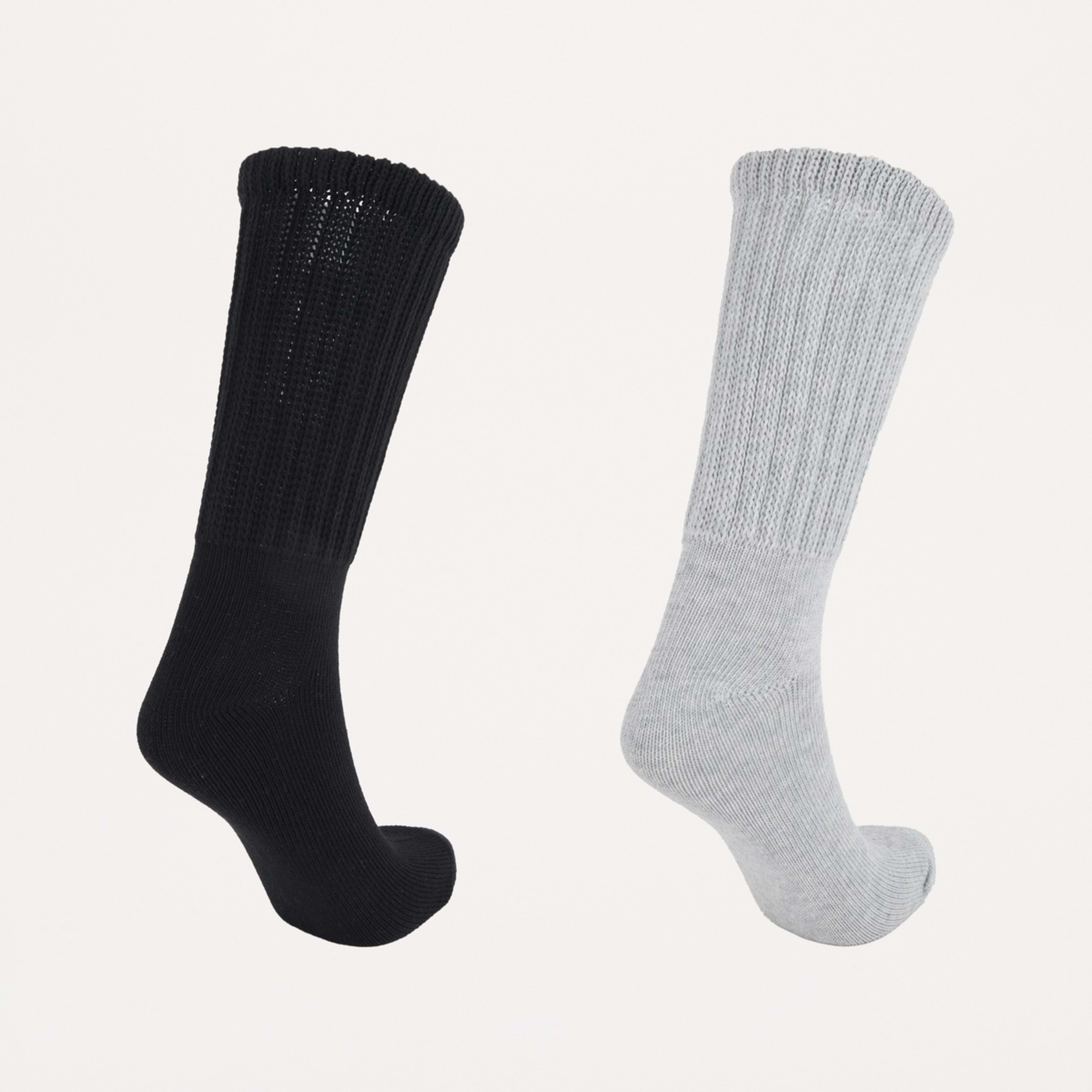2 2 Pack Slouch Socks Grml Blk, 2 of 3