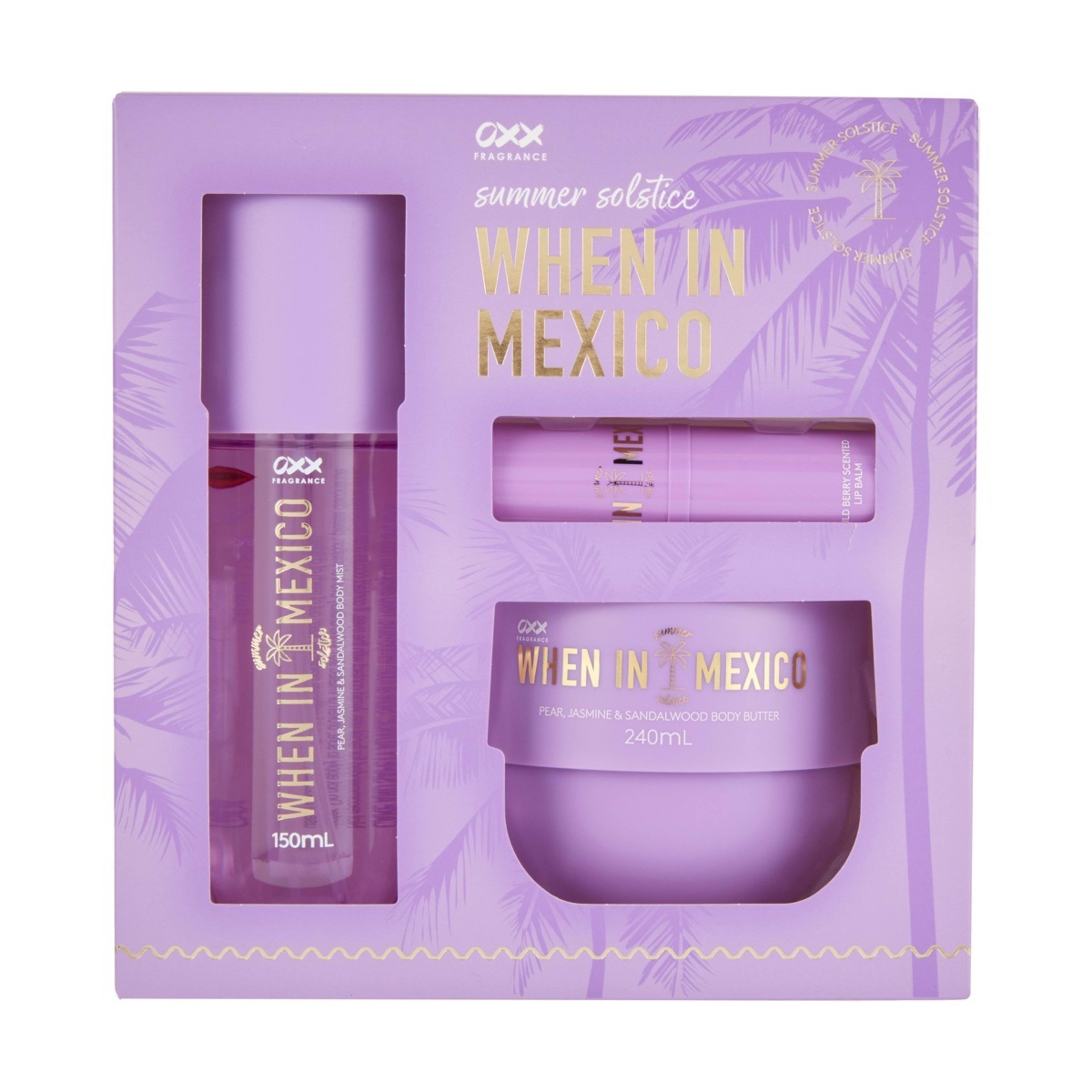 1 OXX Fragrance When in Mexico Summer Solstice Gift Set, 1 of 6