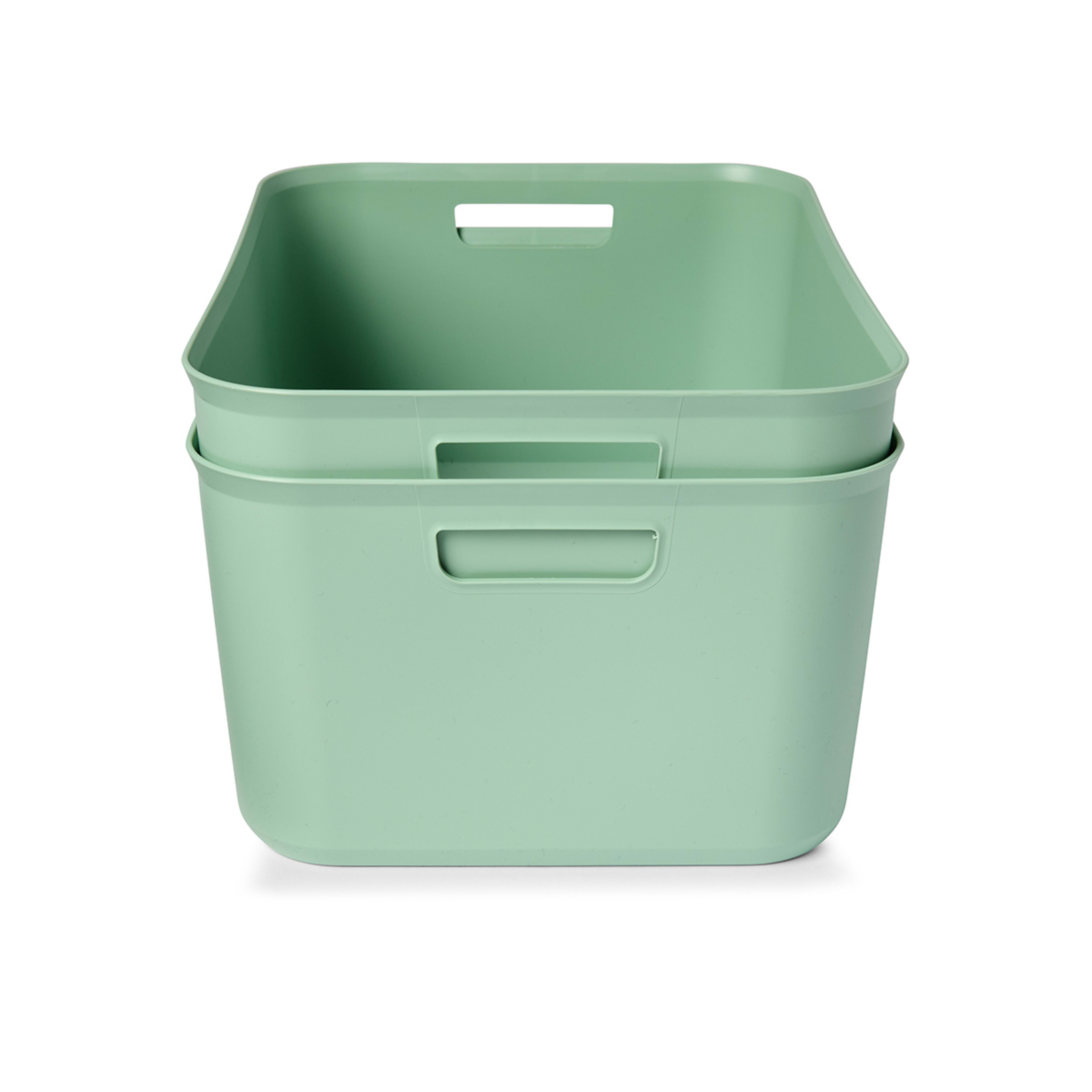 5 2 Pack 12.5L Utile Large Tubs - Green, 5 of 7