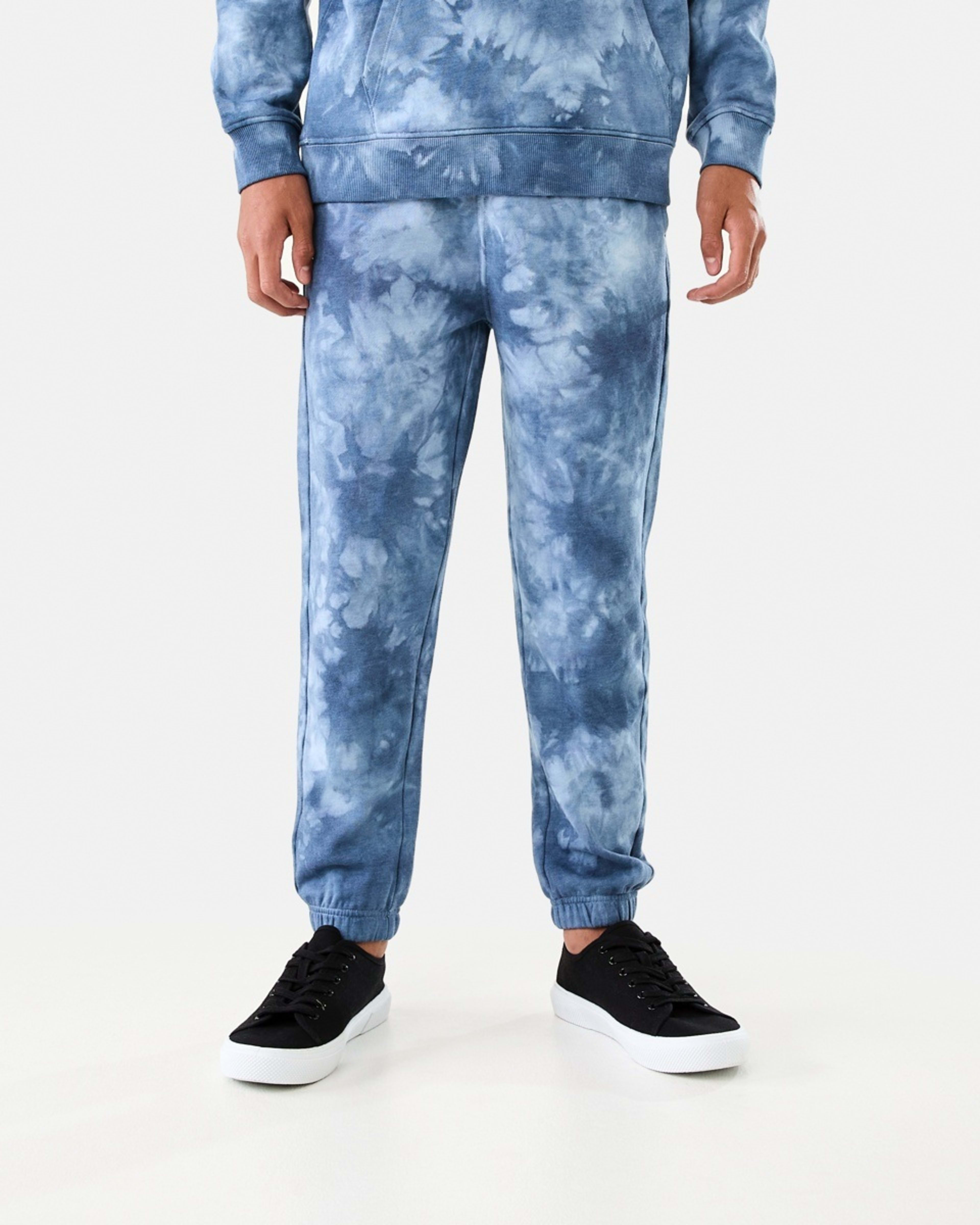 1 Washed Trackpants Unlimited Tie Dye White