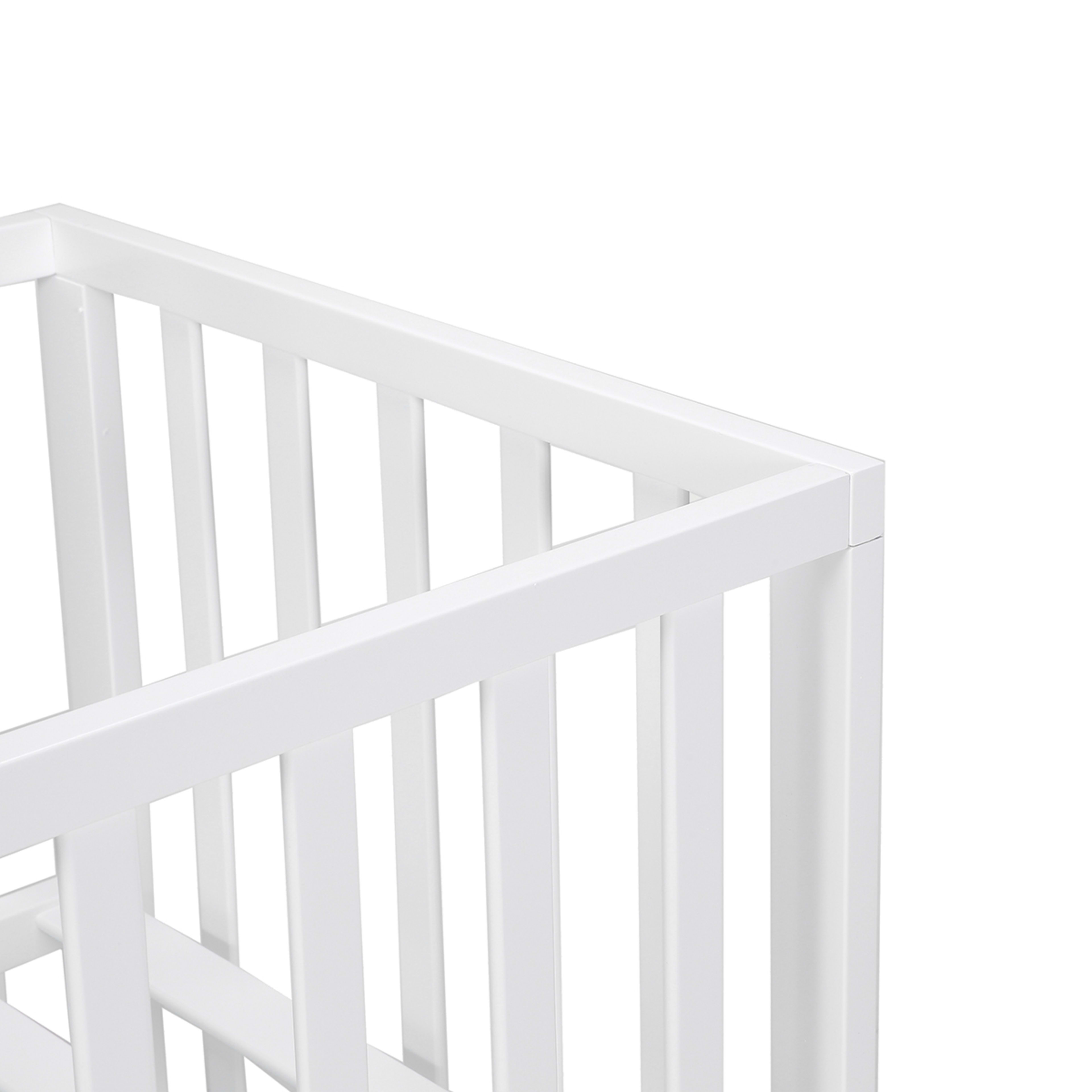 White Wooden Cot Kmart