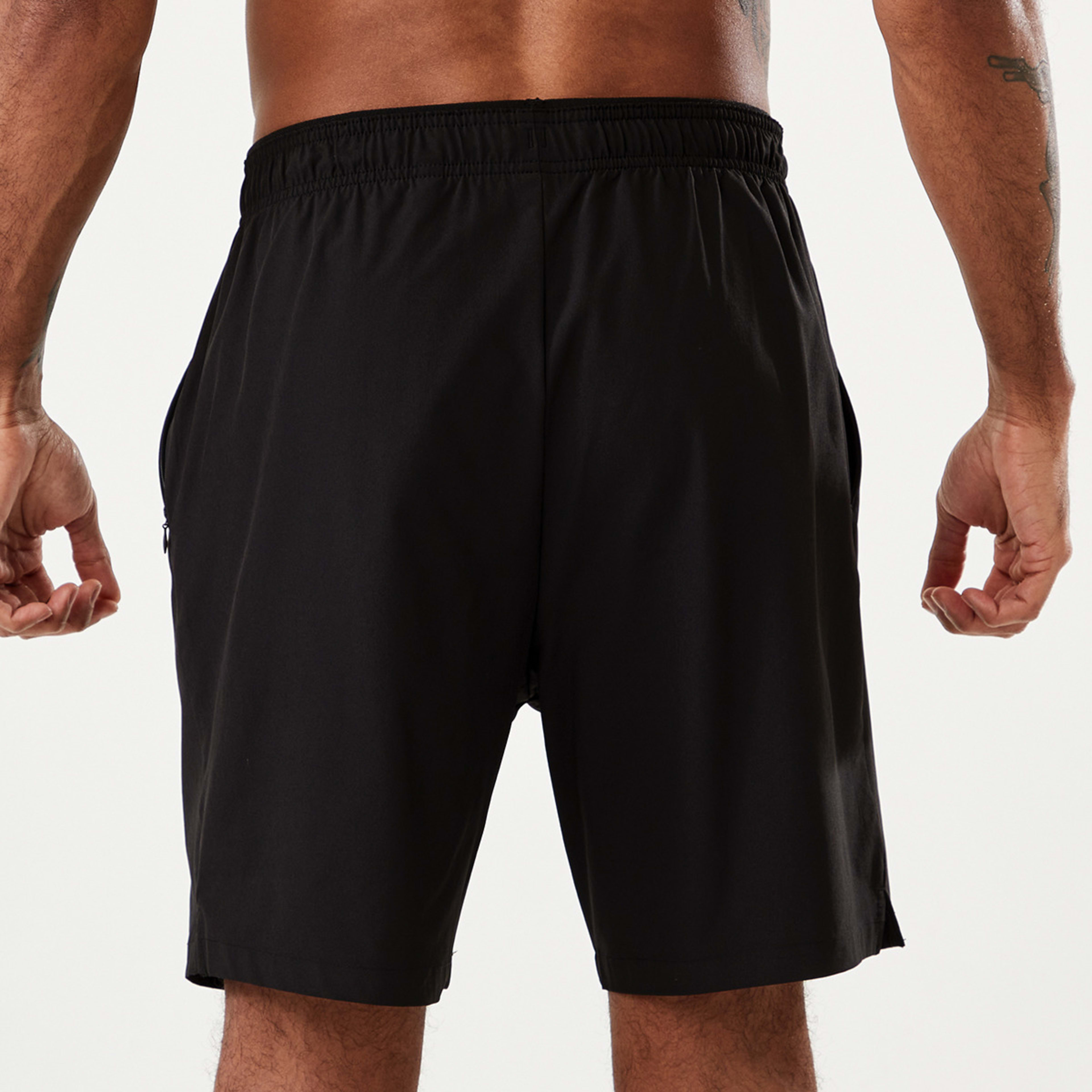 3 Active Mens Gym Shorts Black, 3 of 7