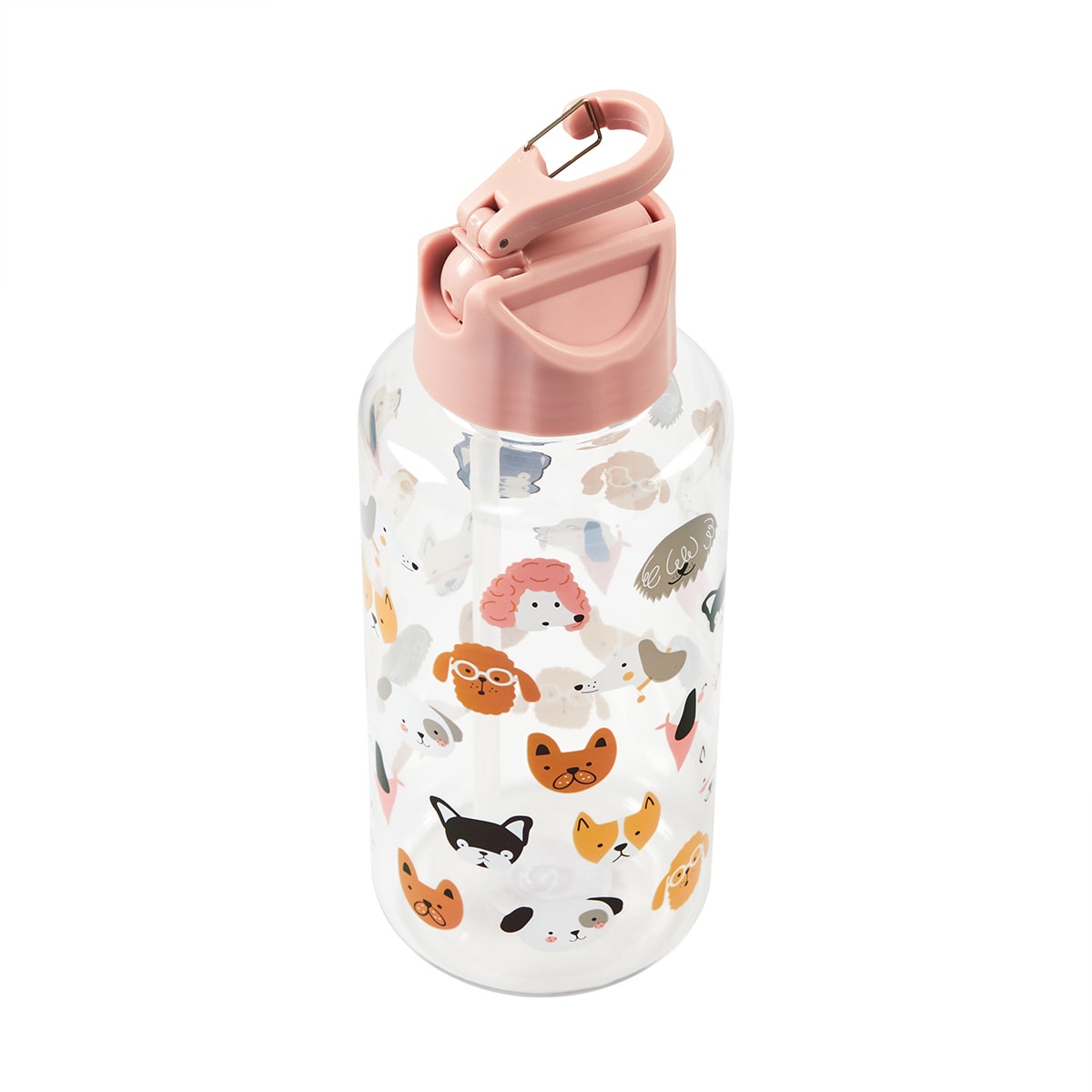 1L Dogs Cylinder Drink Bottle Kmart