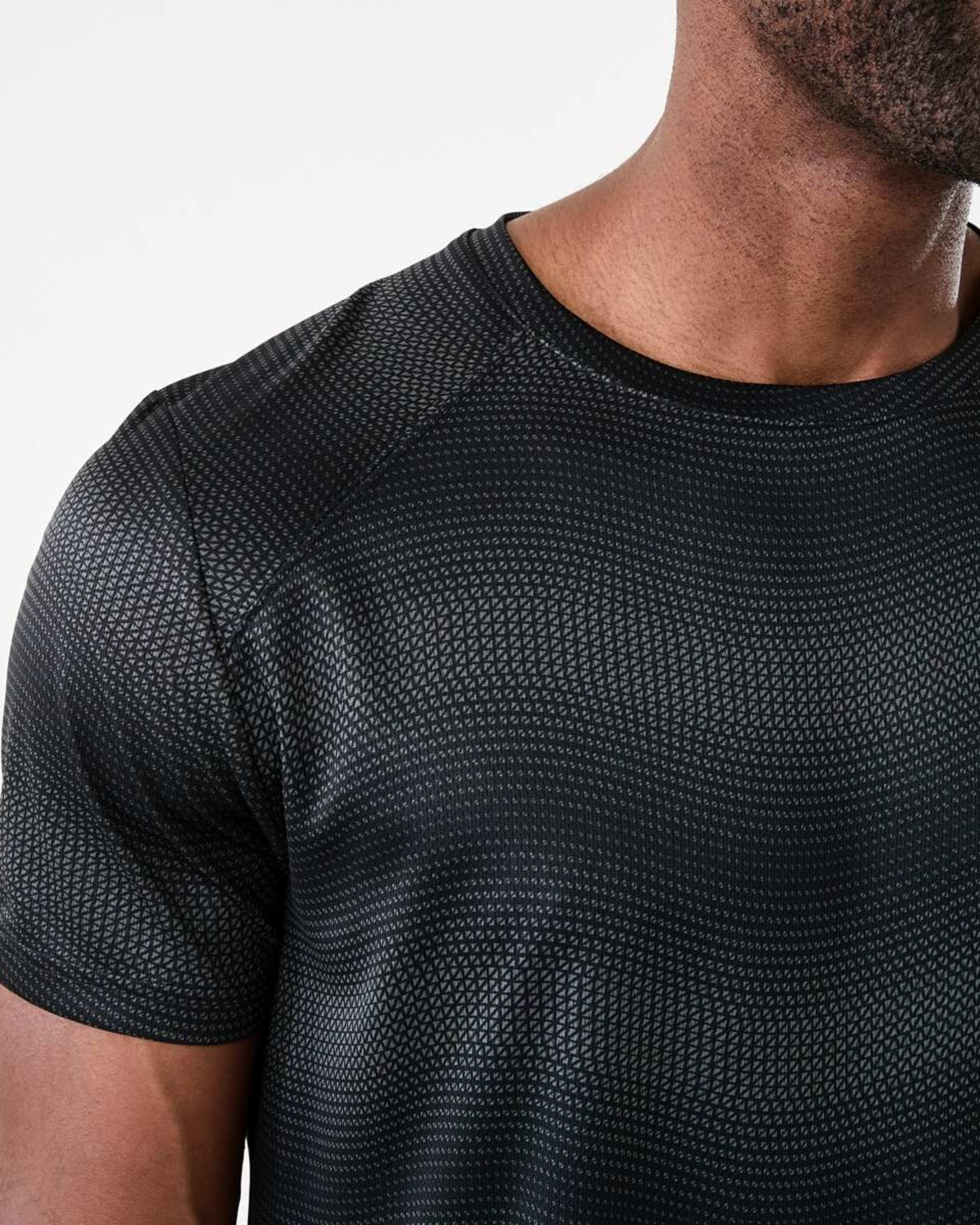 5 Active Mens Printed T-shirt OCEAN GEO BLACK, 5 of 6