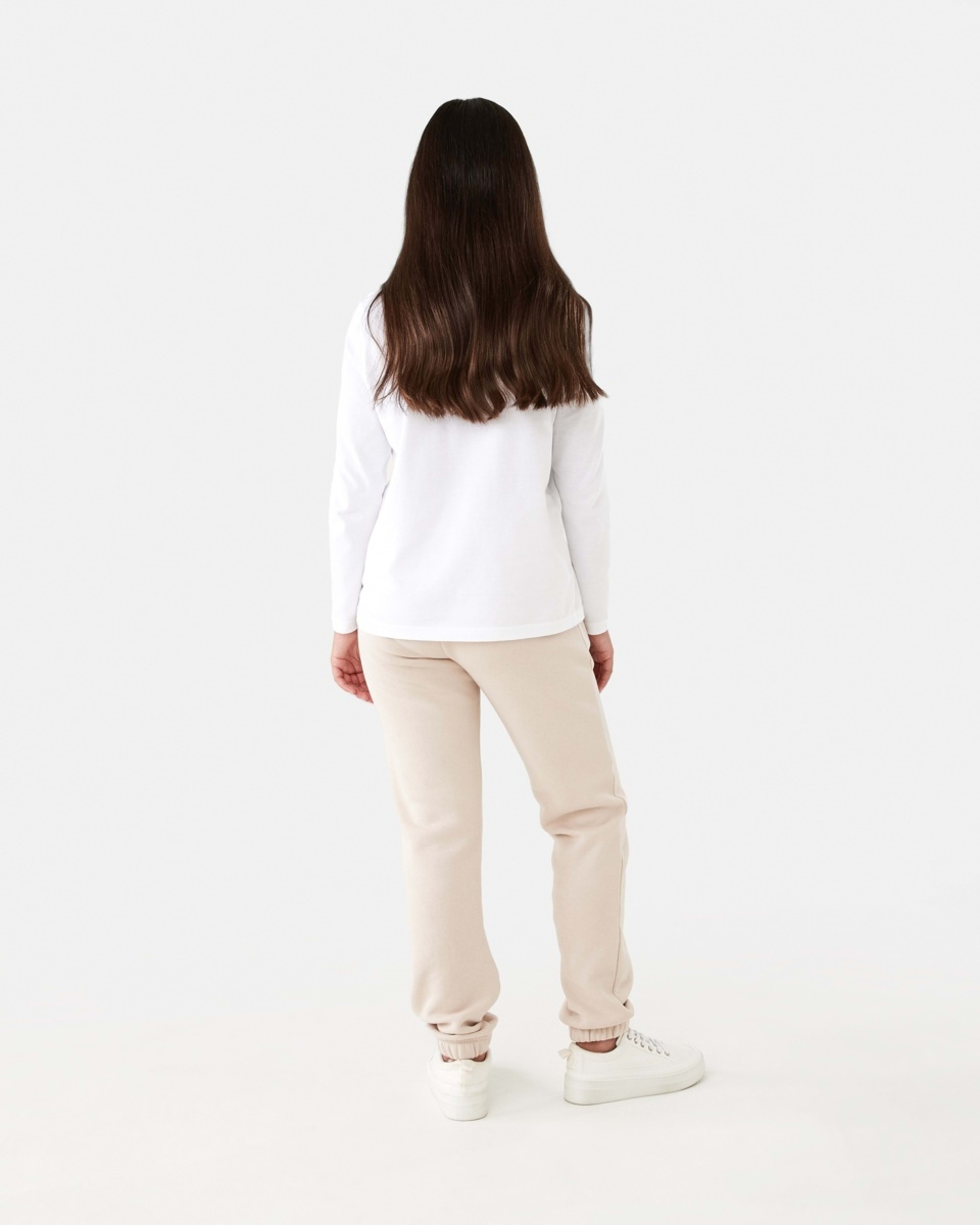 6 Basic Trackpants Sand Beige, 6 of 8