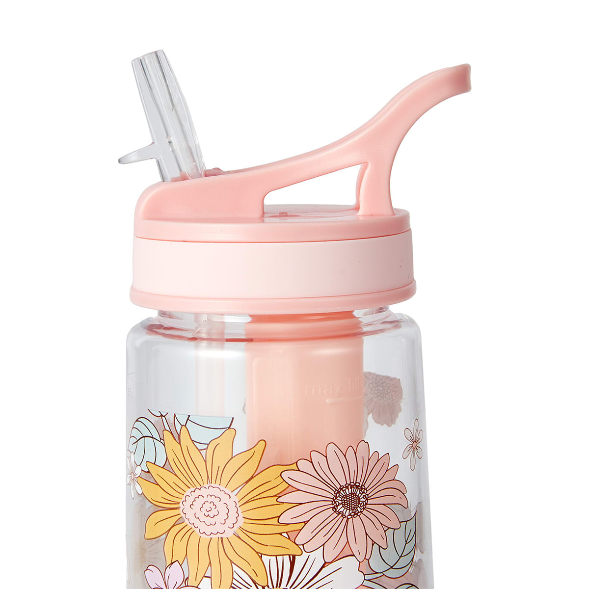 650ml Floral Flared Drink Bottle Kmart NZ