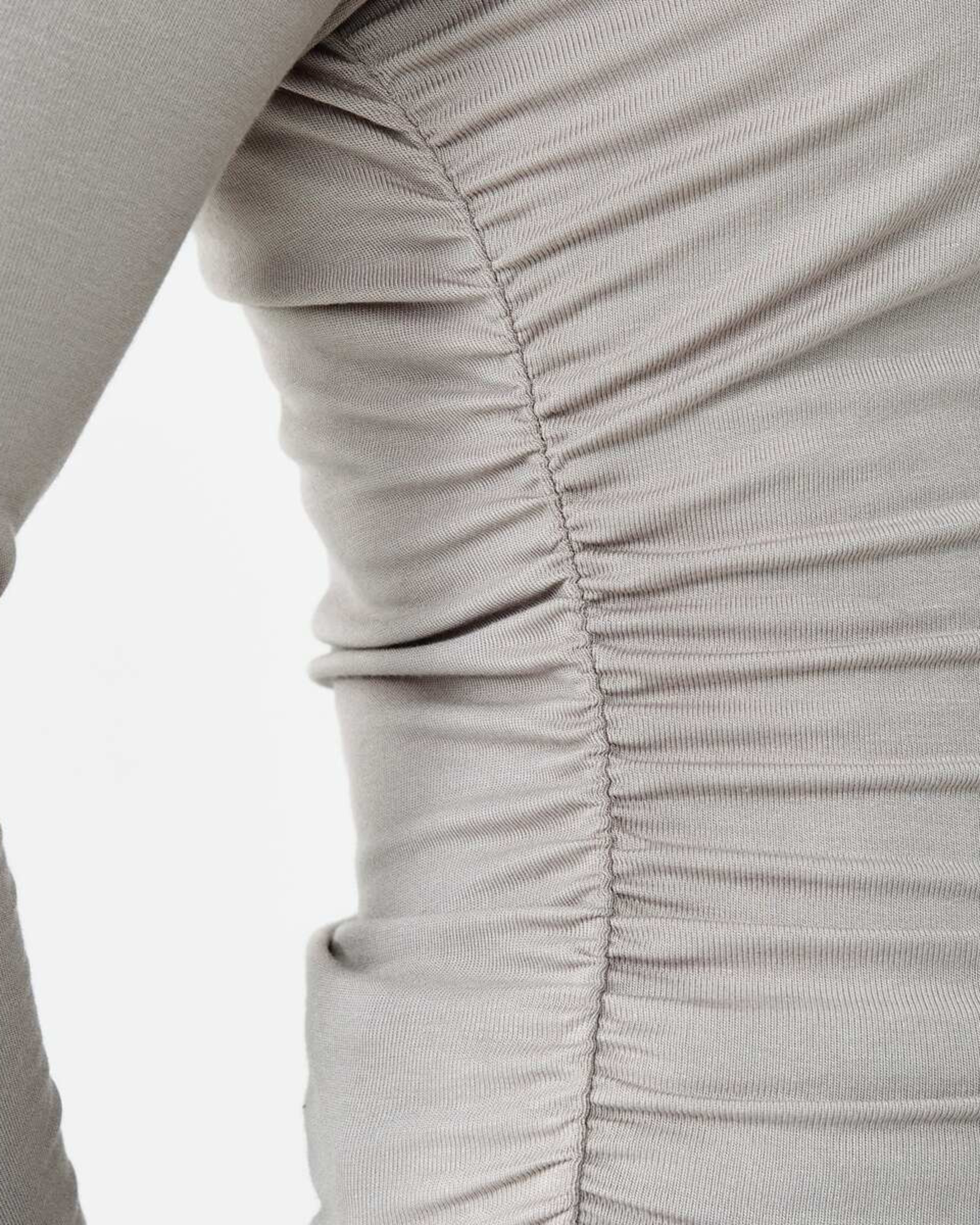 7 Long Sleeve Ruched Top FADED TAUPE, 7 of 7