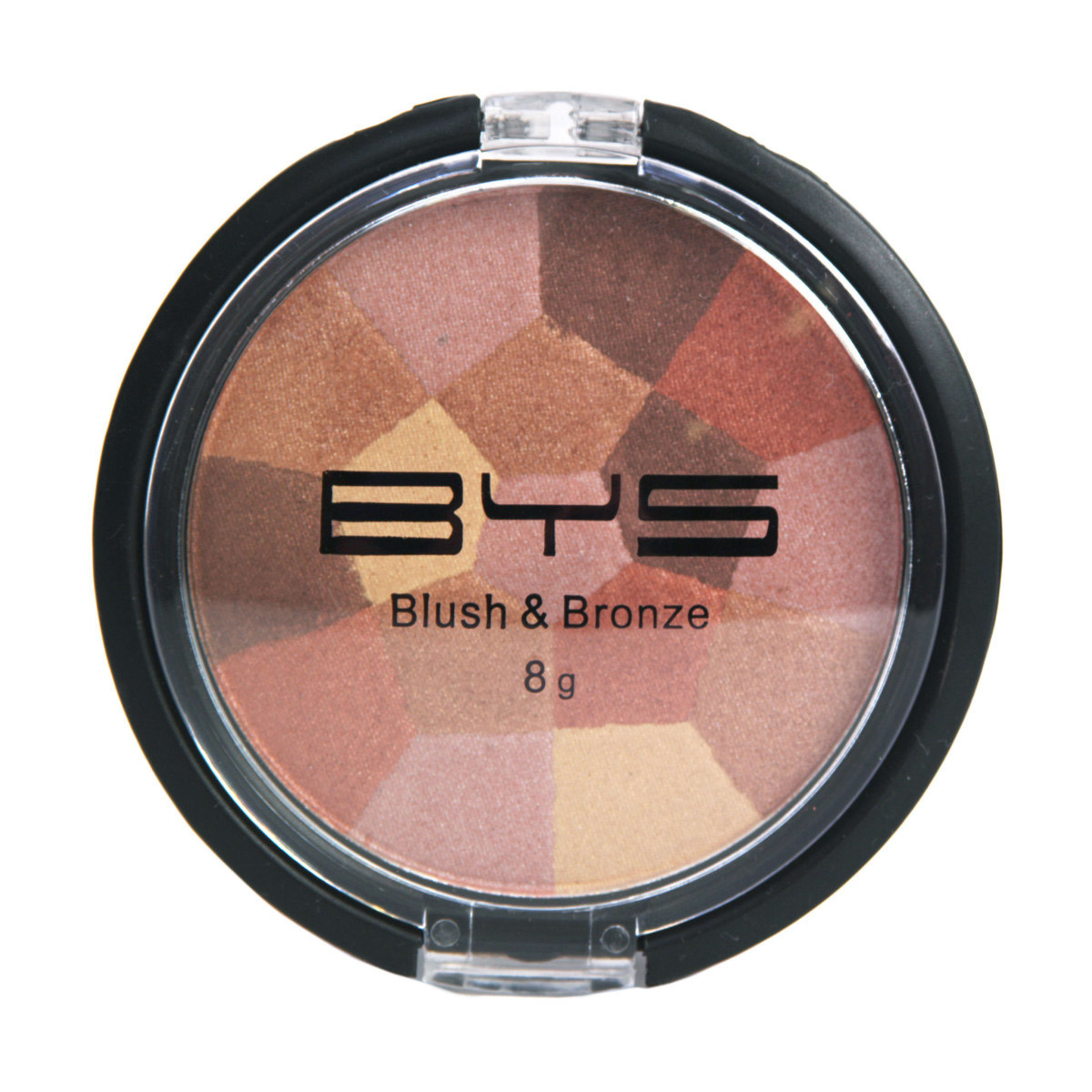 1 BYS Blush & Bronze Mosaic Compact High Shine