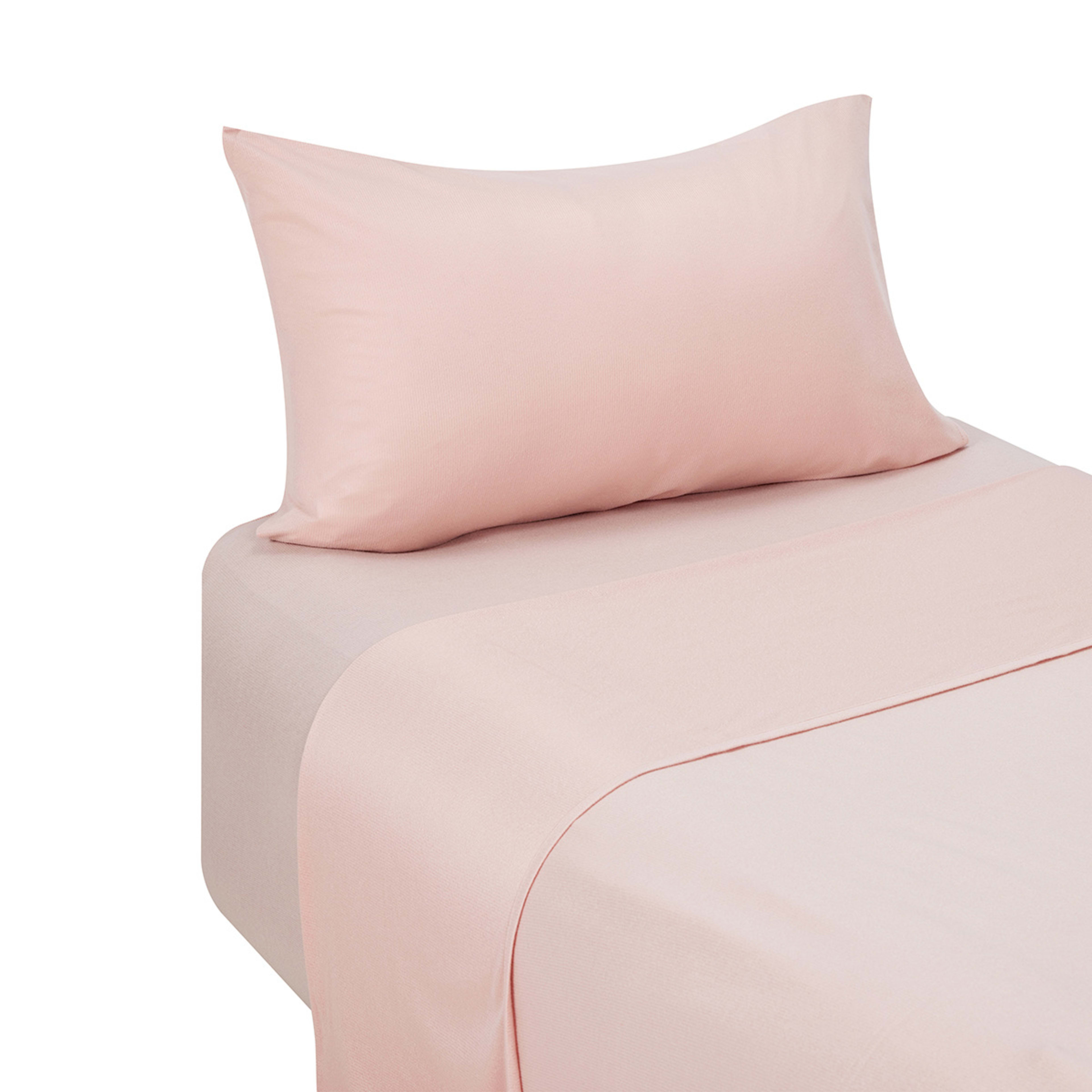 Soft Touch Sheet Set Single Bed, Pink Kmart