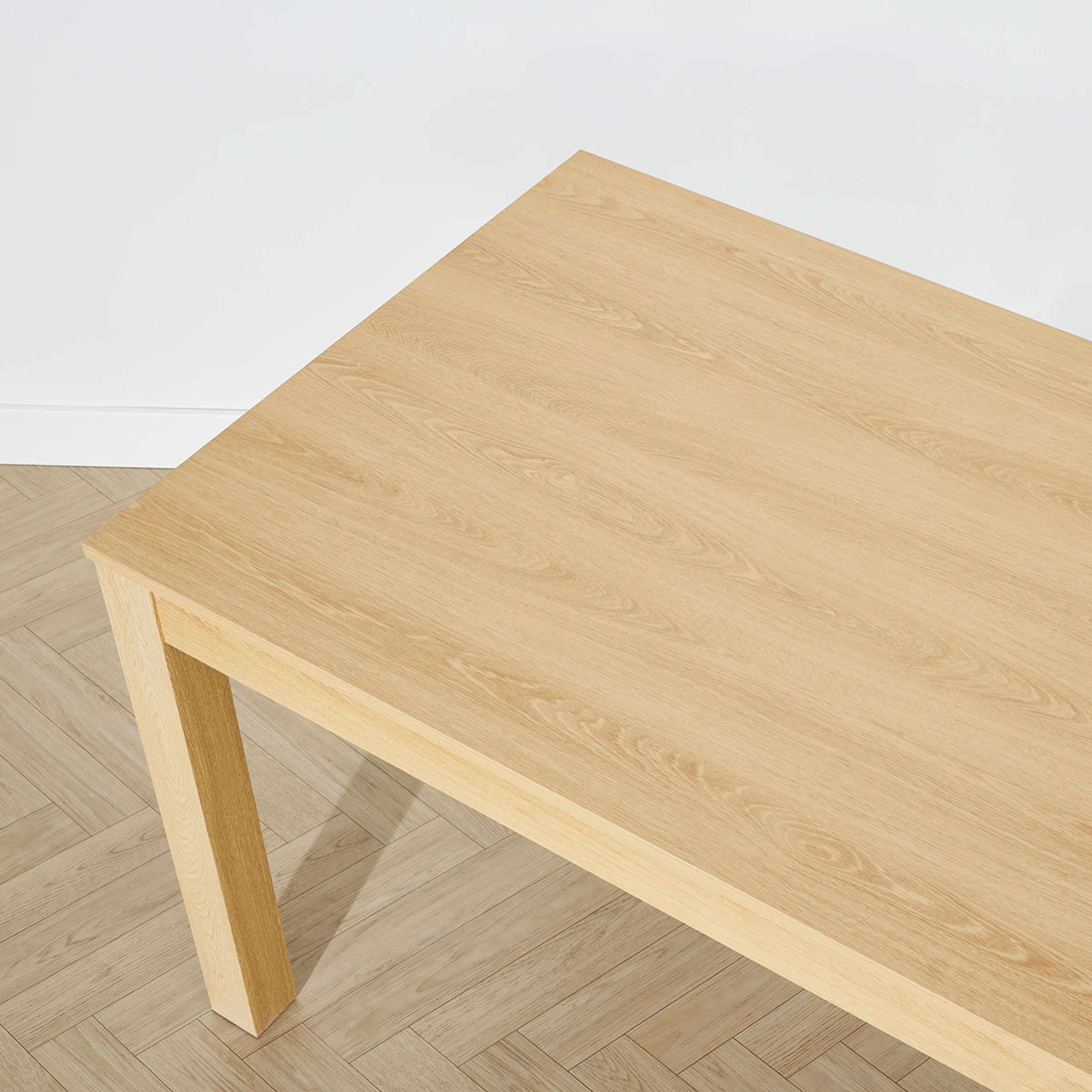 6 Oak Look Dining Table, 6 of 10