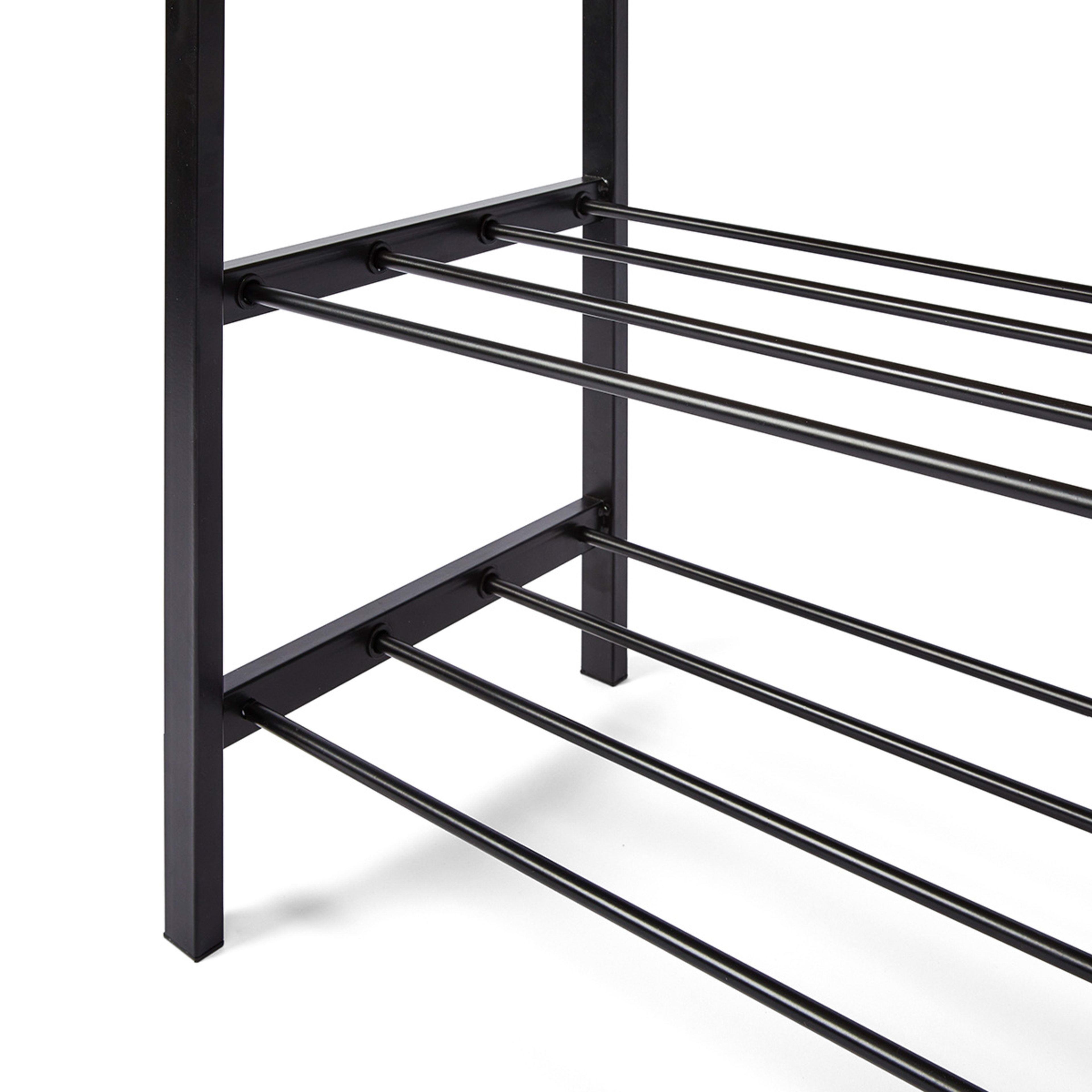 Black Shoe Storage Bench Kmart