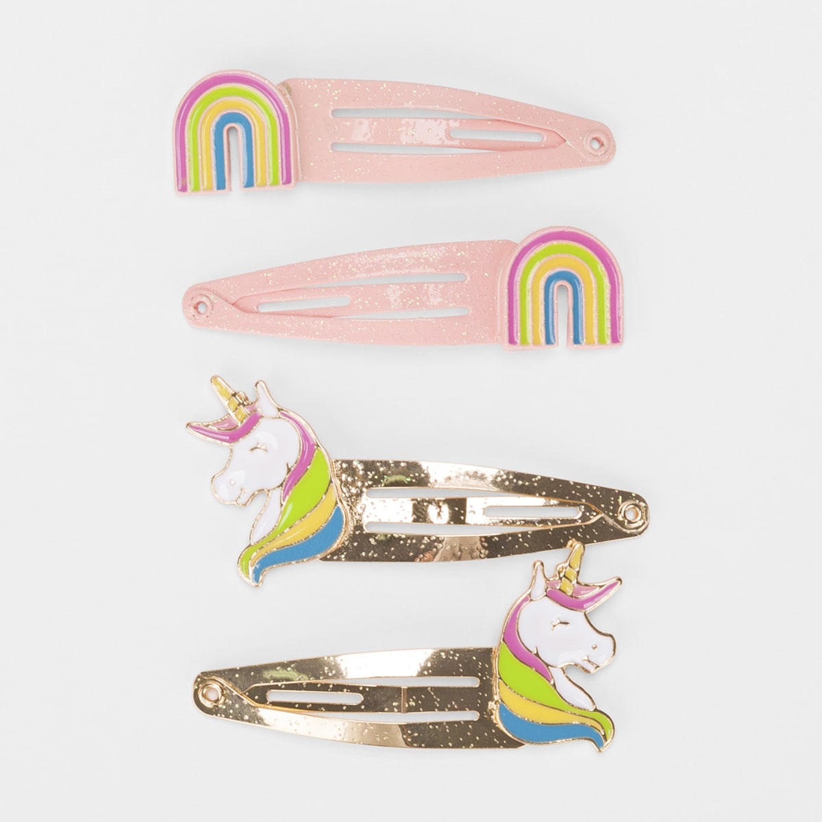 4 Pack Unicorn Snap Hair Clips Kmart NZ