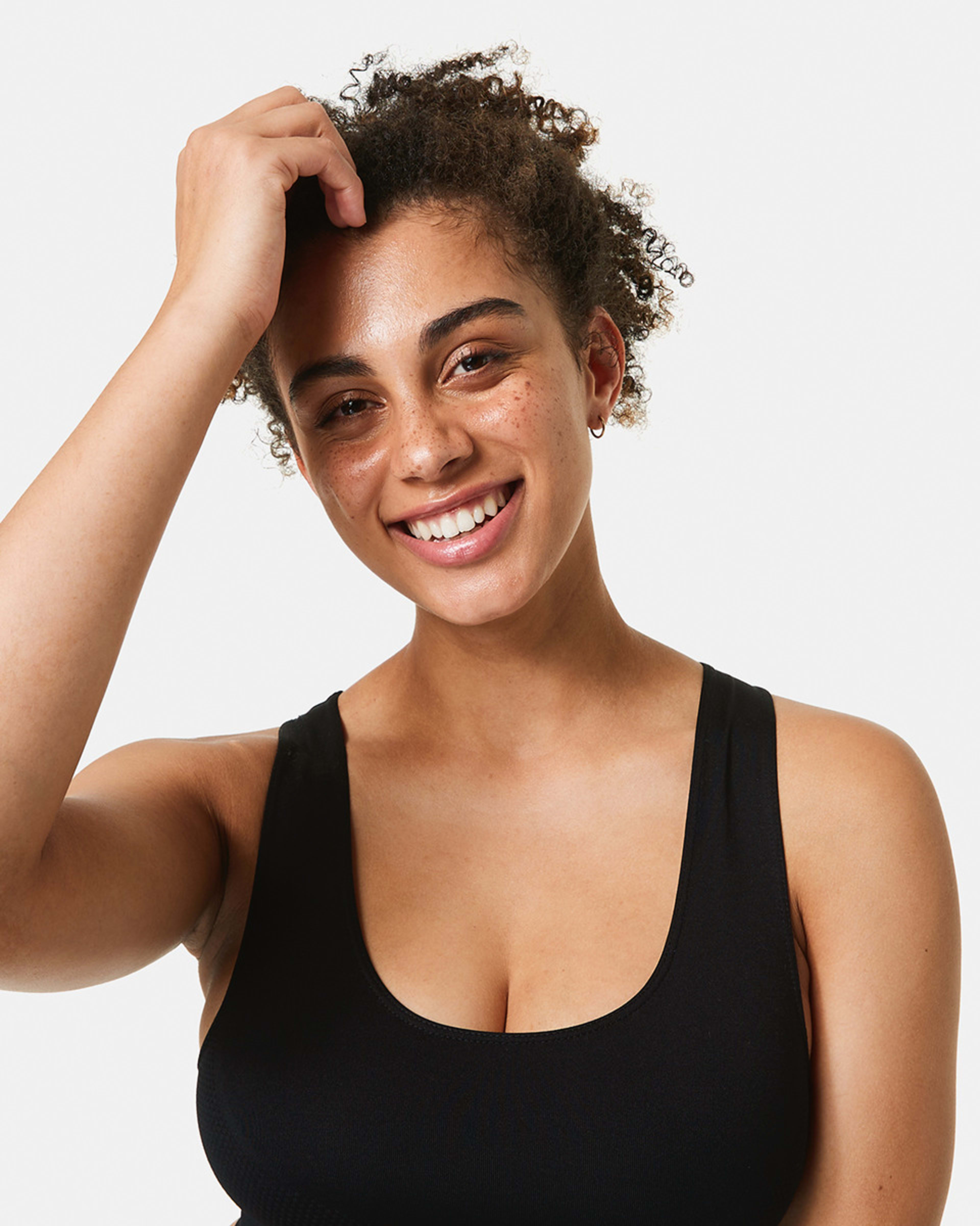 4 Sports Seamfree Crop Top BLACK, 4 of 5