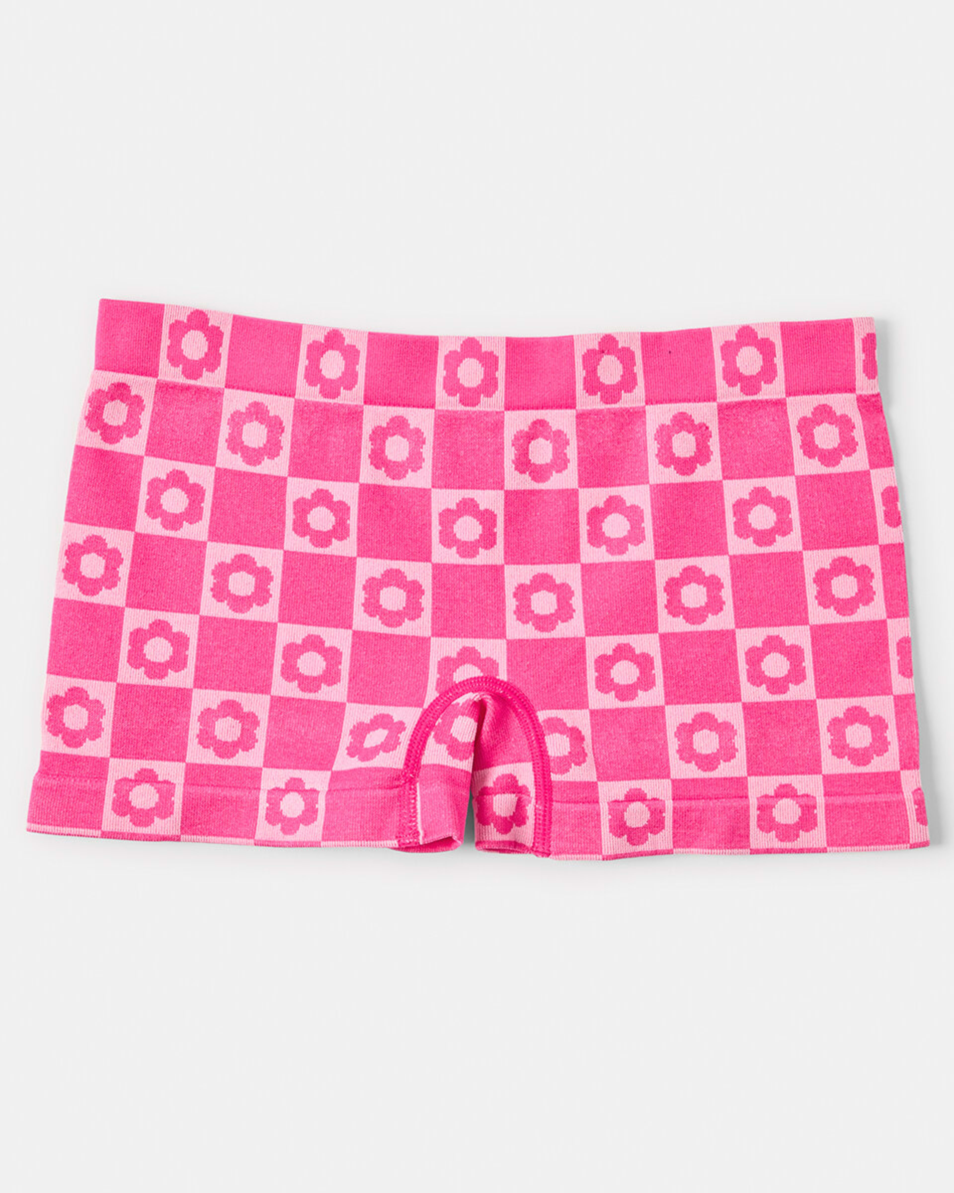 3 2 Pack Seamfree Shorties Daisycheck, 3 of 4