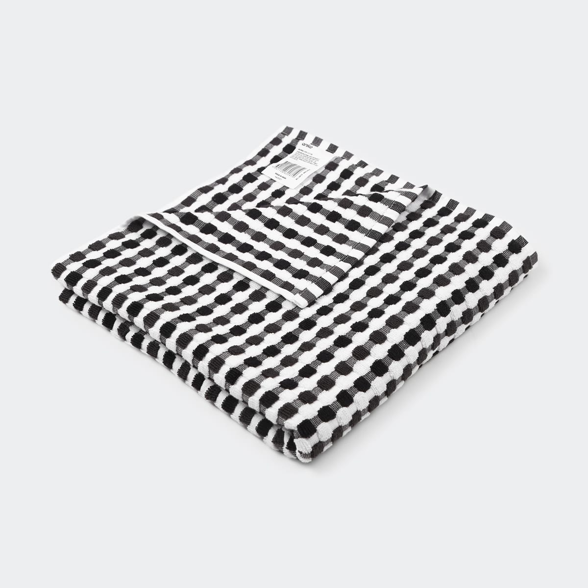 Monochrome Popcorn Bath Towel Kmart