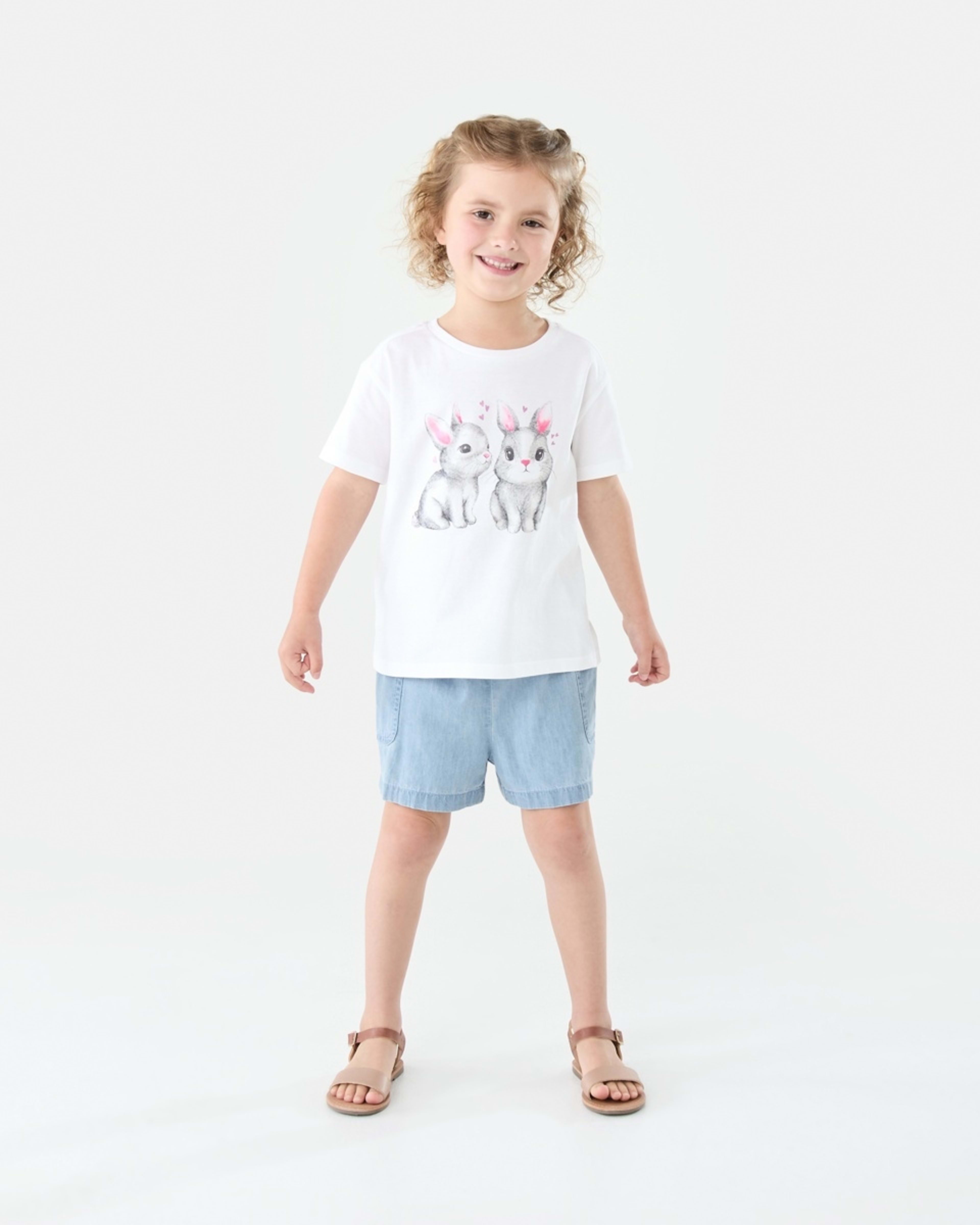 5 Print T-shirt Bunnies, 5 of 8