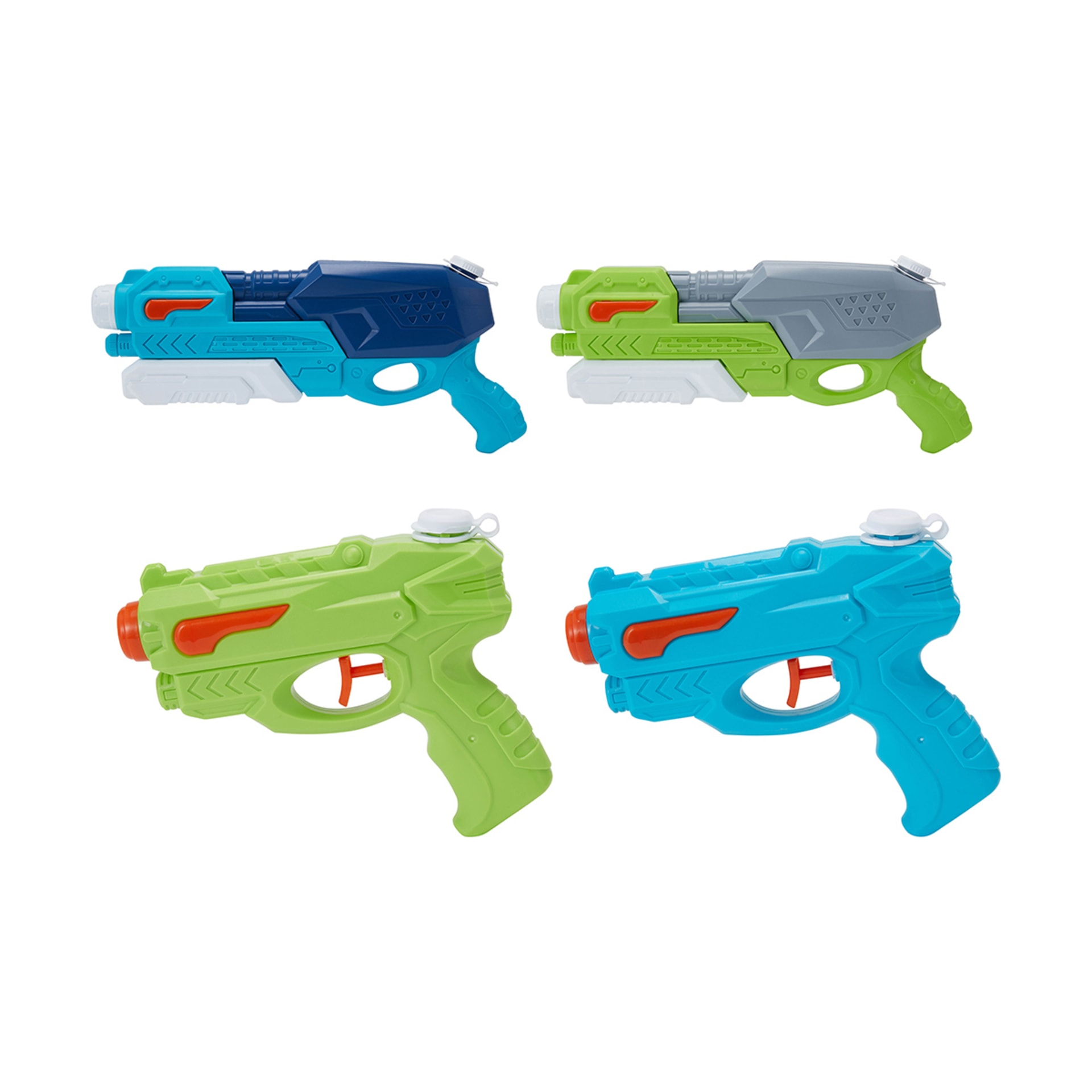 4 Pack Water Guns - Kmart