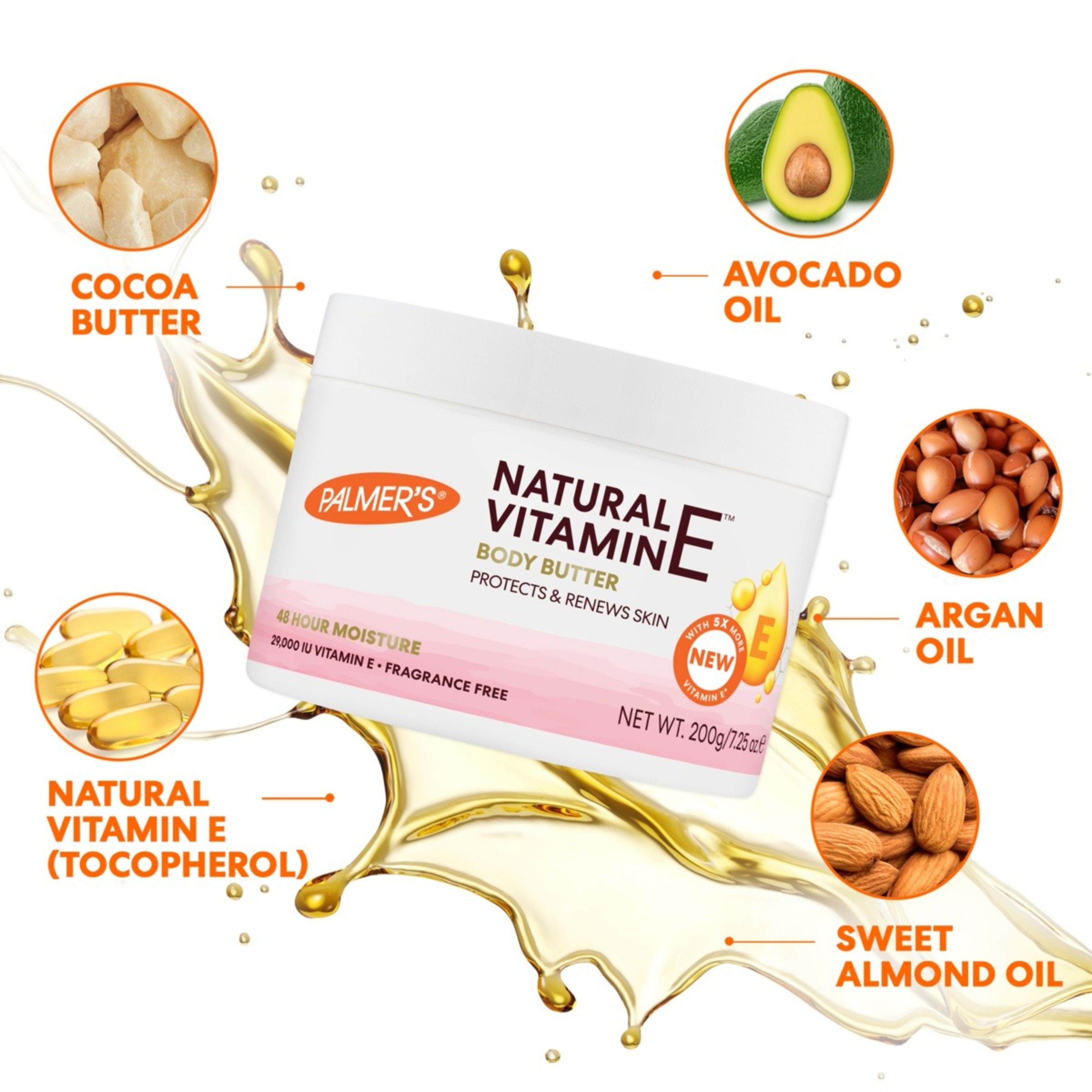 3 Palmer's Natural Body Butter 200g - Vitamin E, 3 of 4