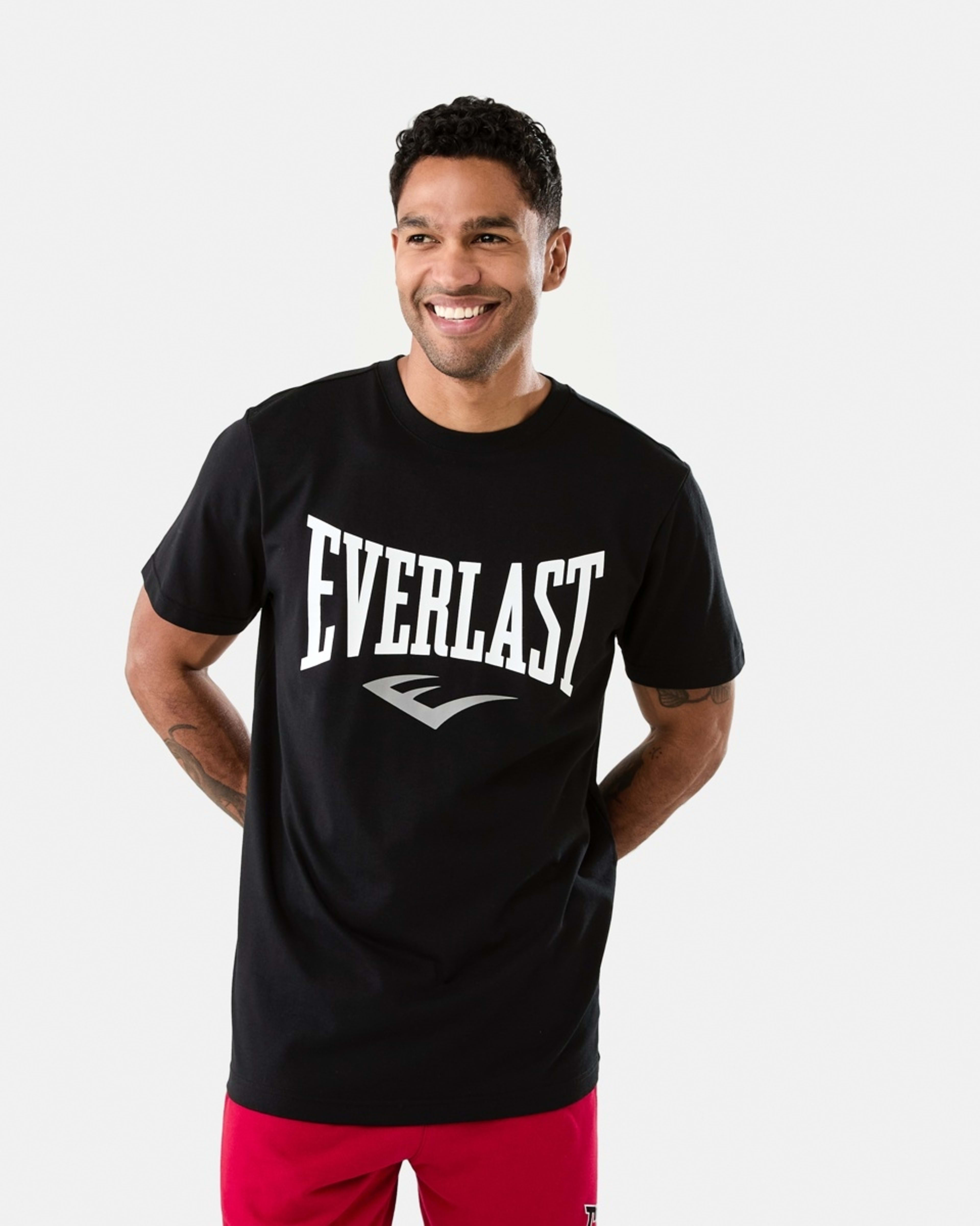 1 Everlast Mens Boxing T-shirt Ever Black