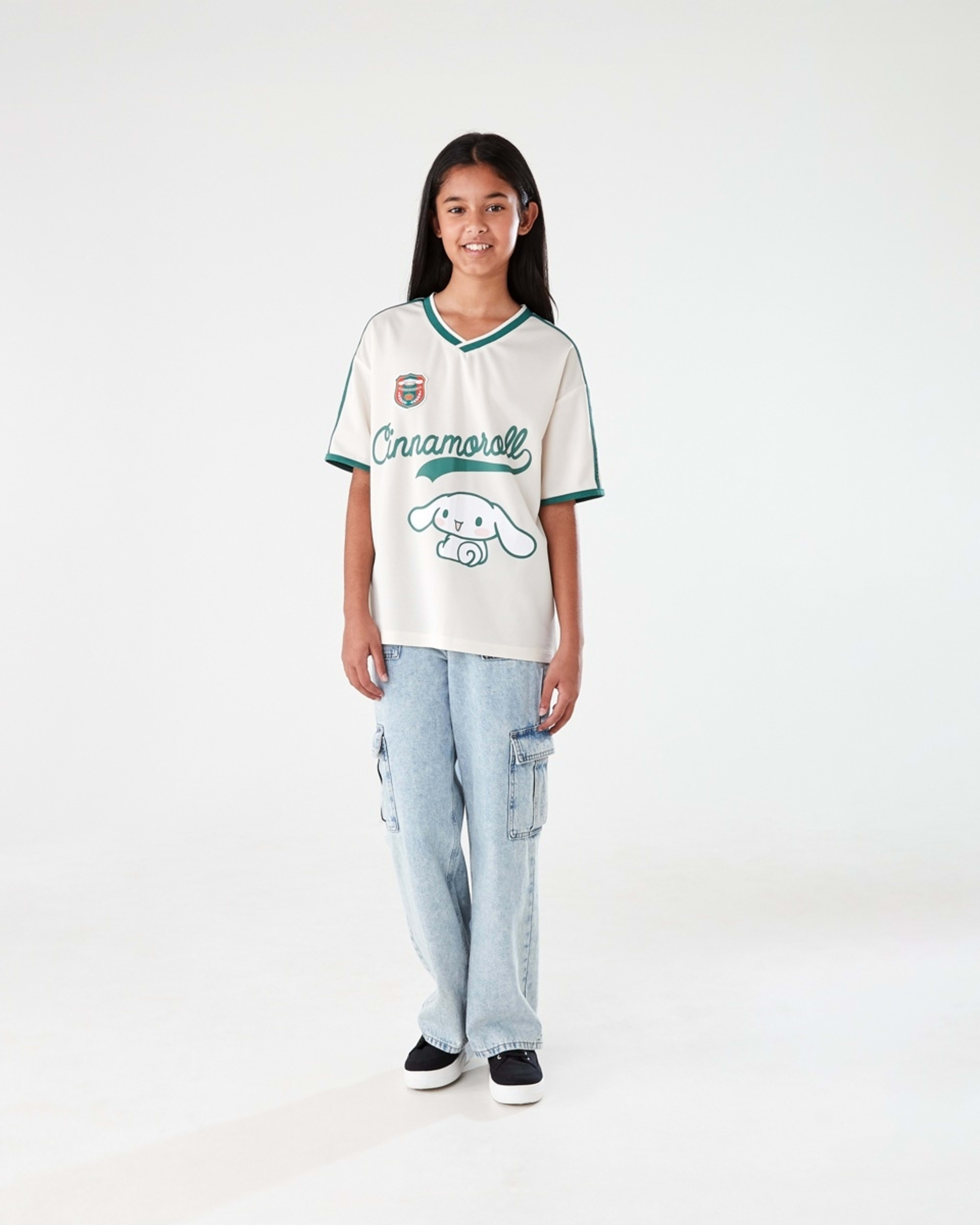 8 Cinnamoroll License Mesh T-shirt CINNAMOROLL VARSITY STYLE, 8 of 9