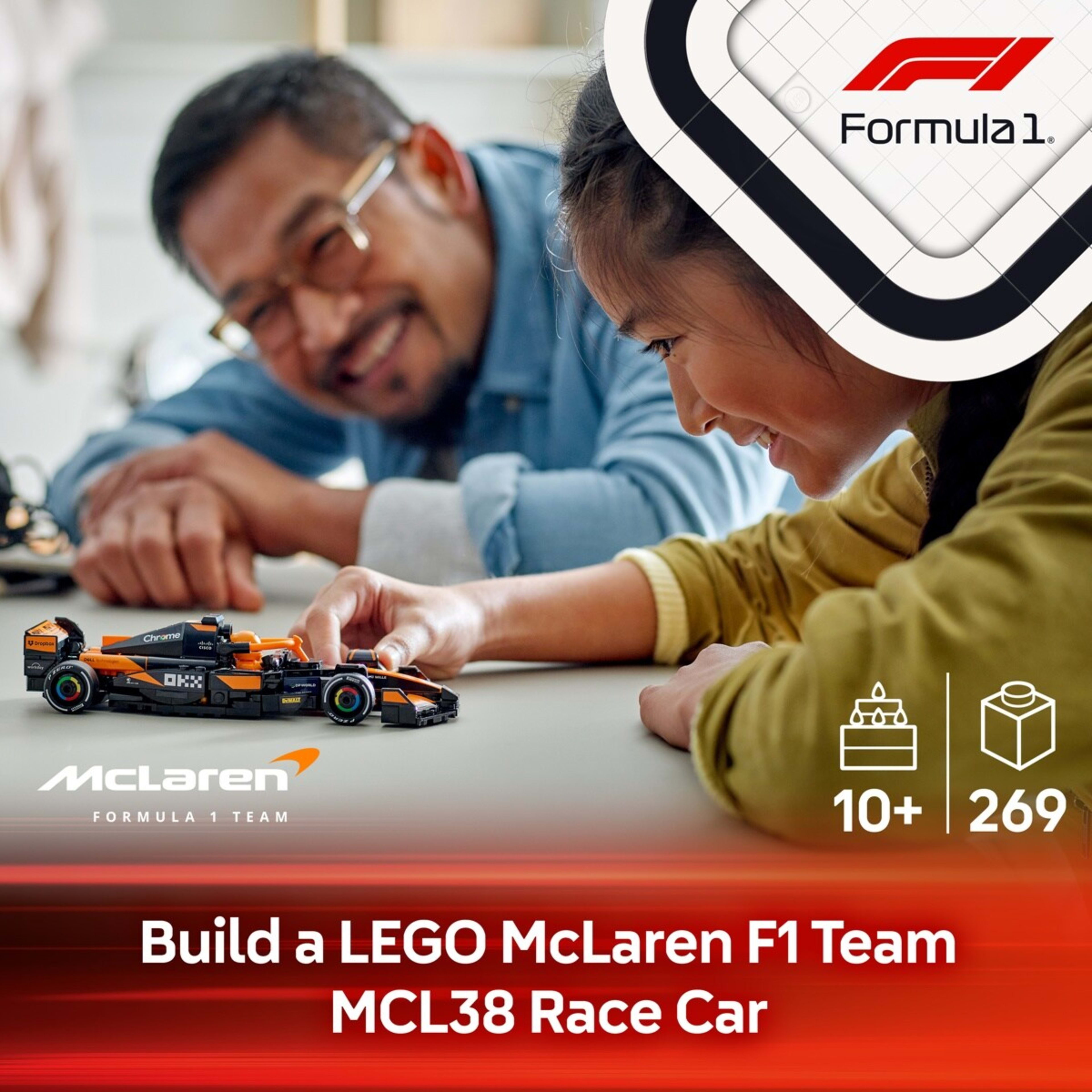 4 LEGO Speed Champions McLaren F1 Team MCL38 Race Car 77251, 4 of 11