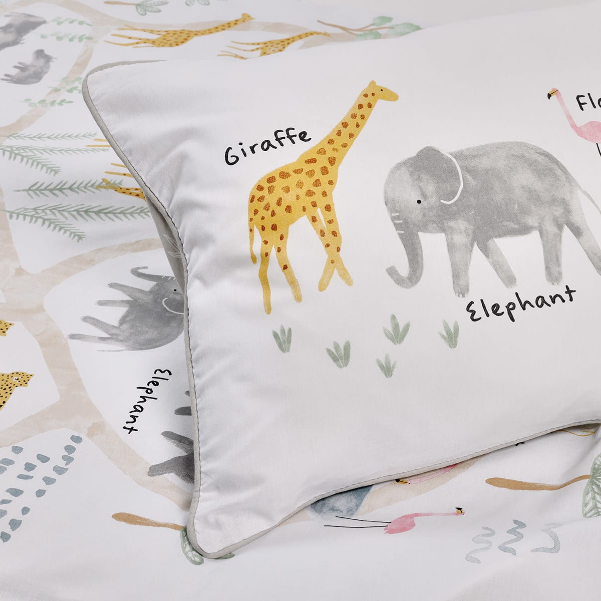 Cotton Cot Quilt Cover Set Jungle Kmart NZ