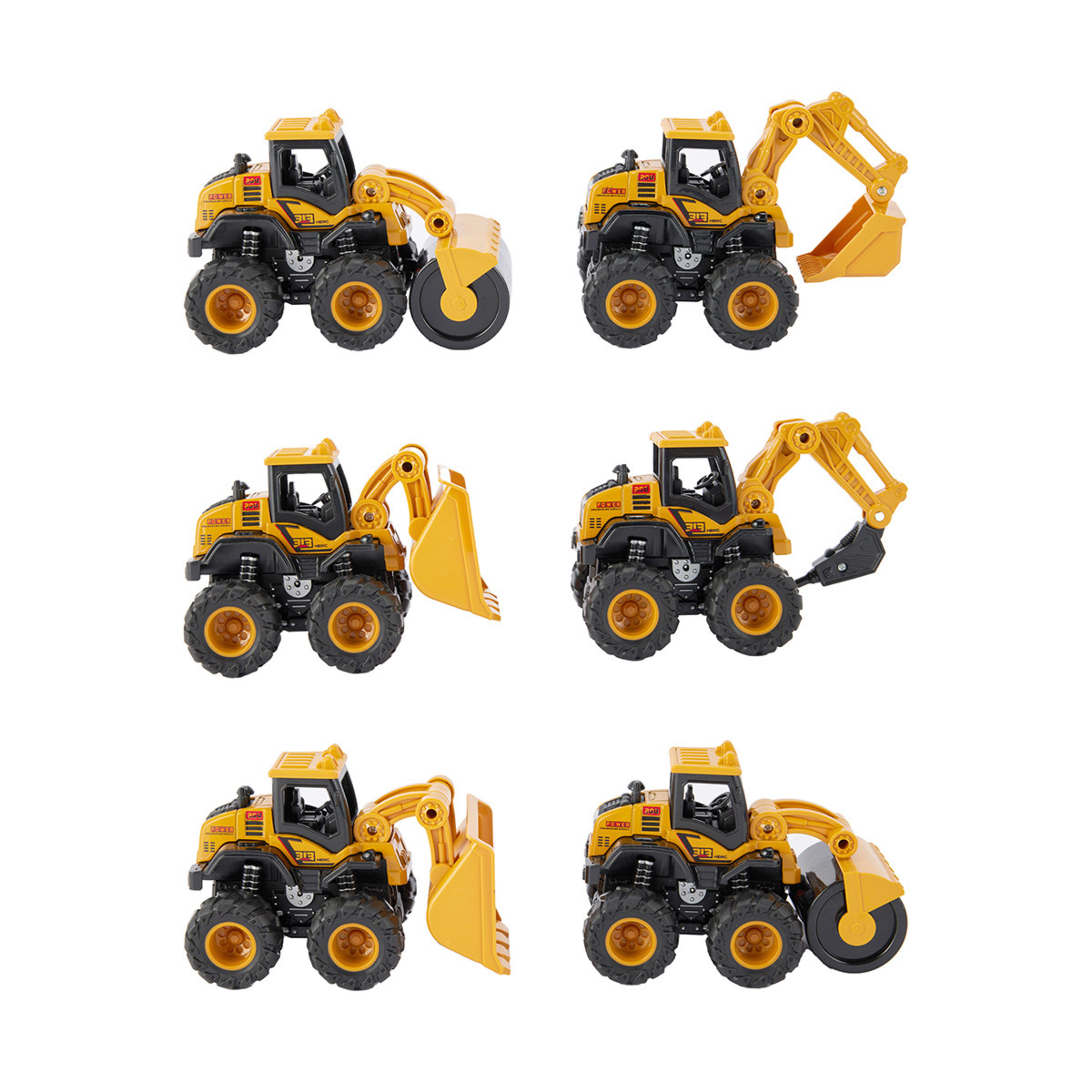 2 Pack Construction Trucks Kmart