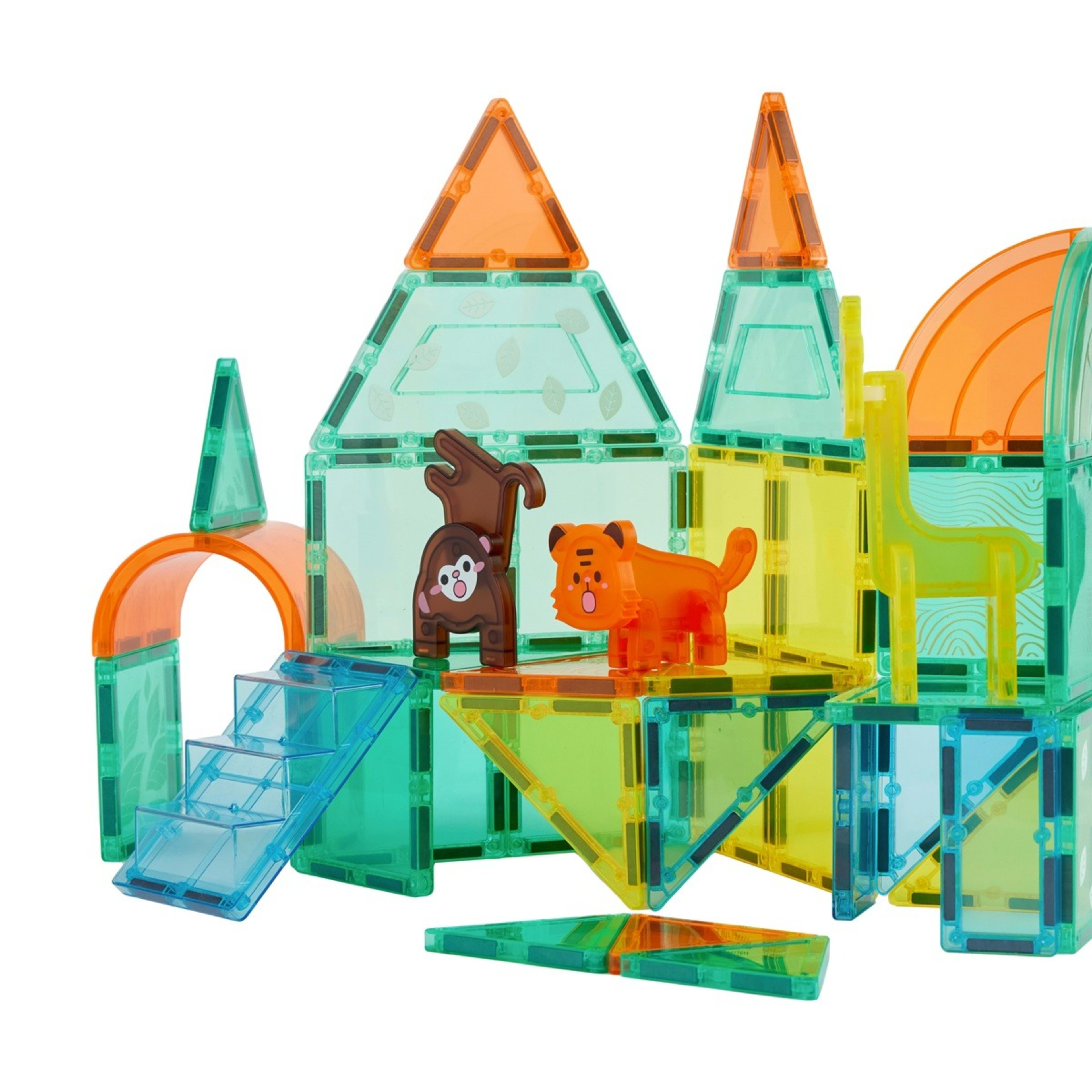 1 48 Piece Magnetic Safari Playset