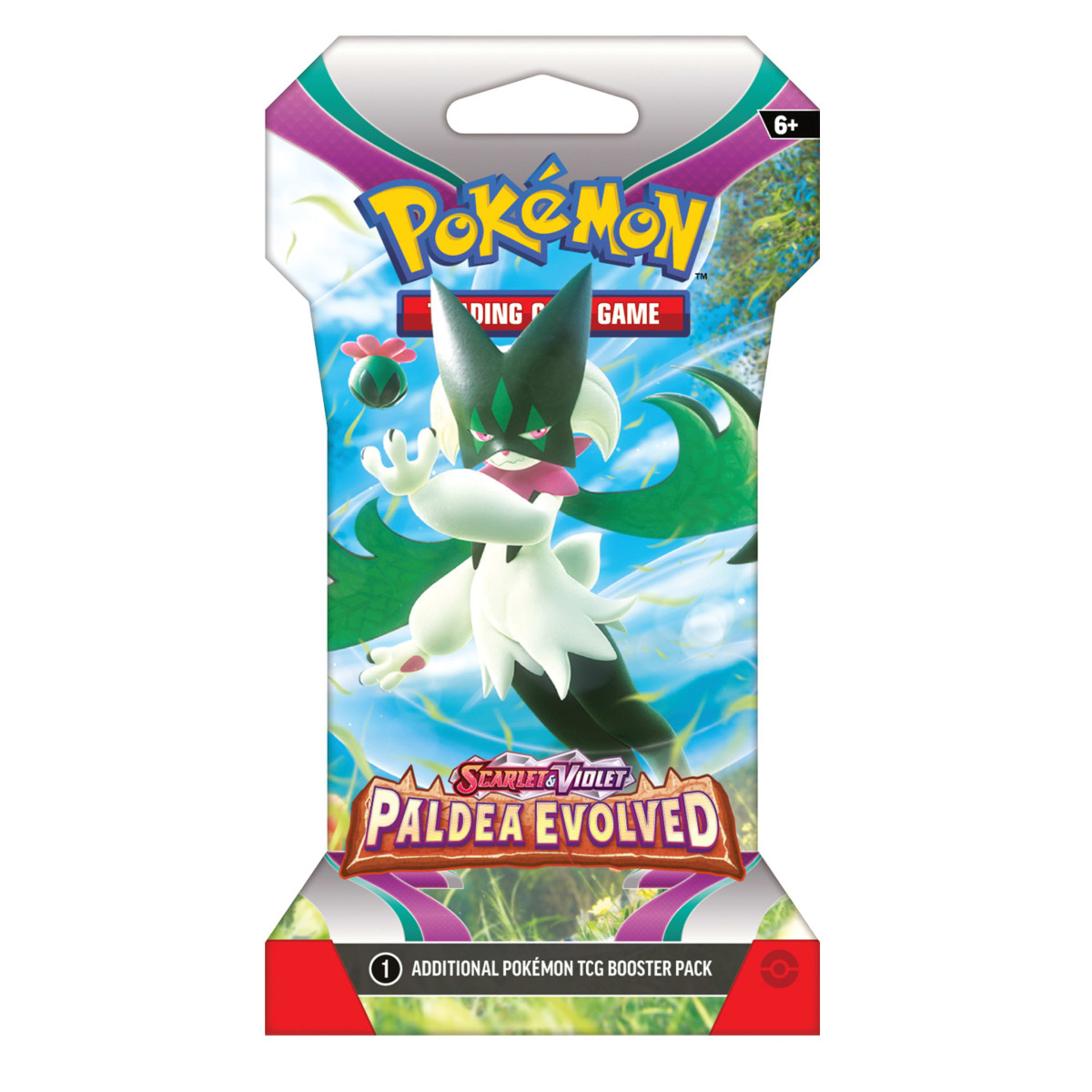 3 Pokemon Trading Card Game: Scarlet & Violet Paldea Evolved Blister Pack - Assorted, 3 of 6