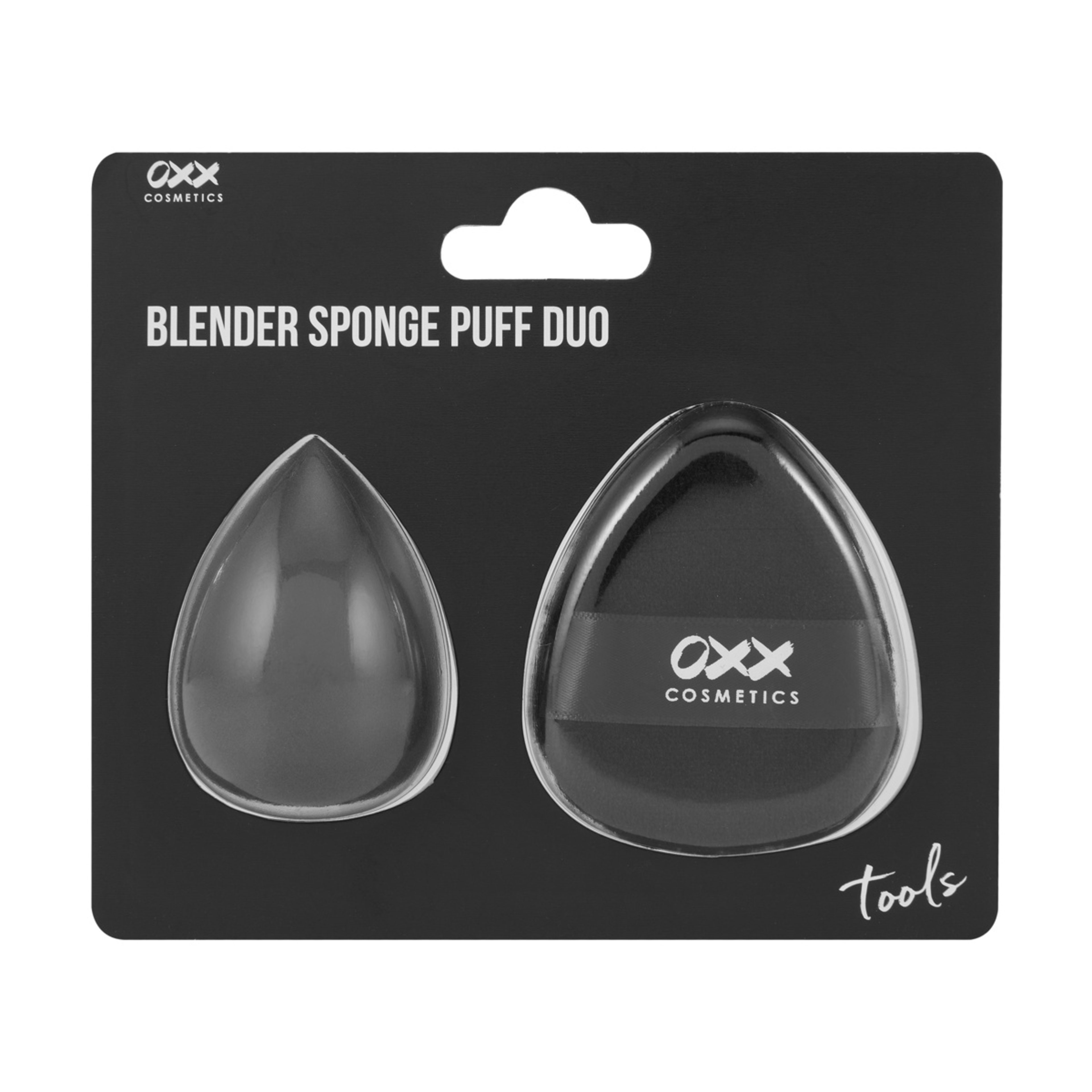 1 OXX Cosmetics Blender Sponge Puff Duo - Black, 1 of 6