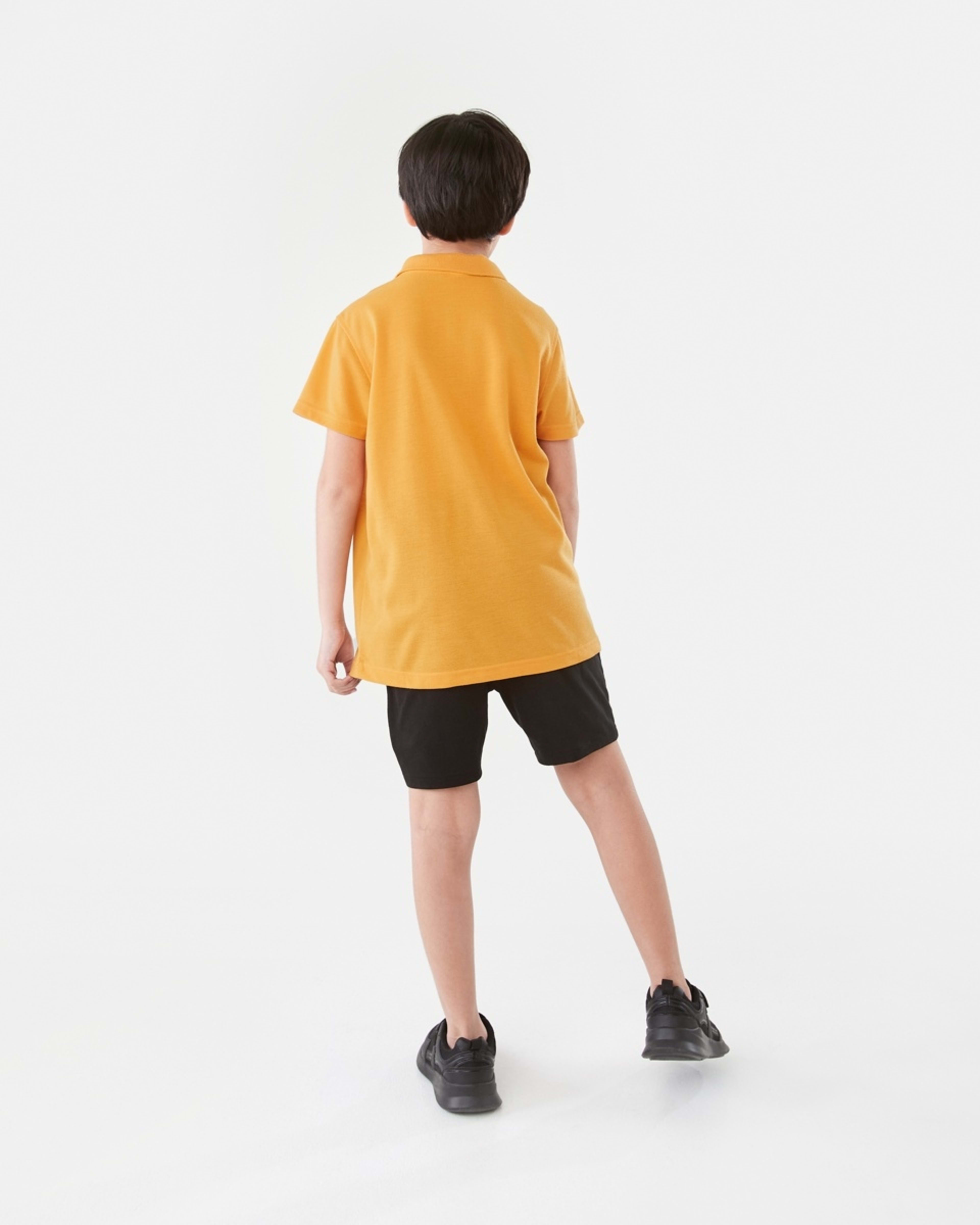 6 School Polo T-shirt Gold, 6 of 8