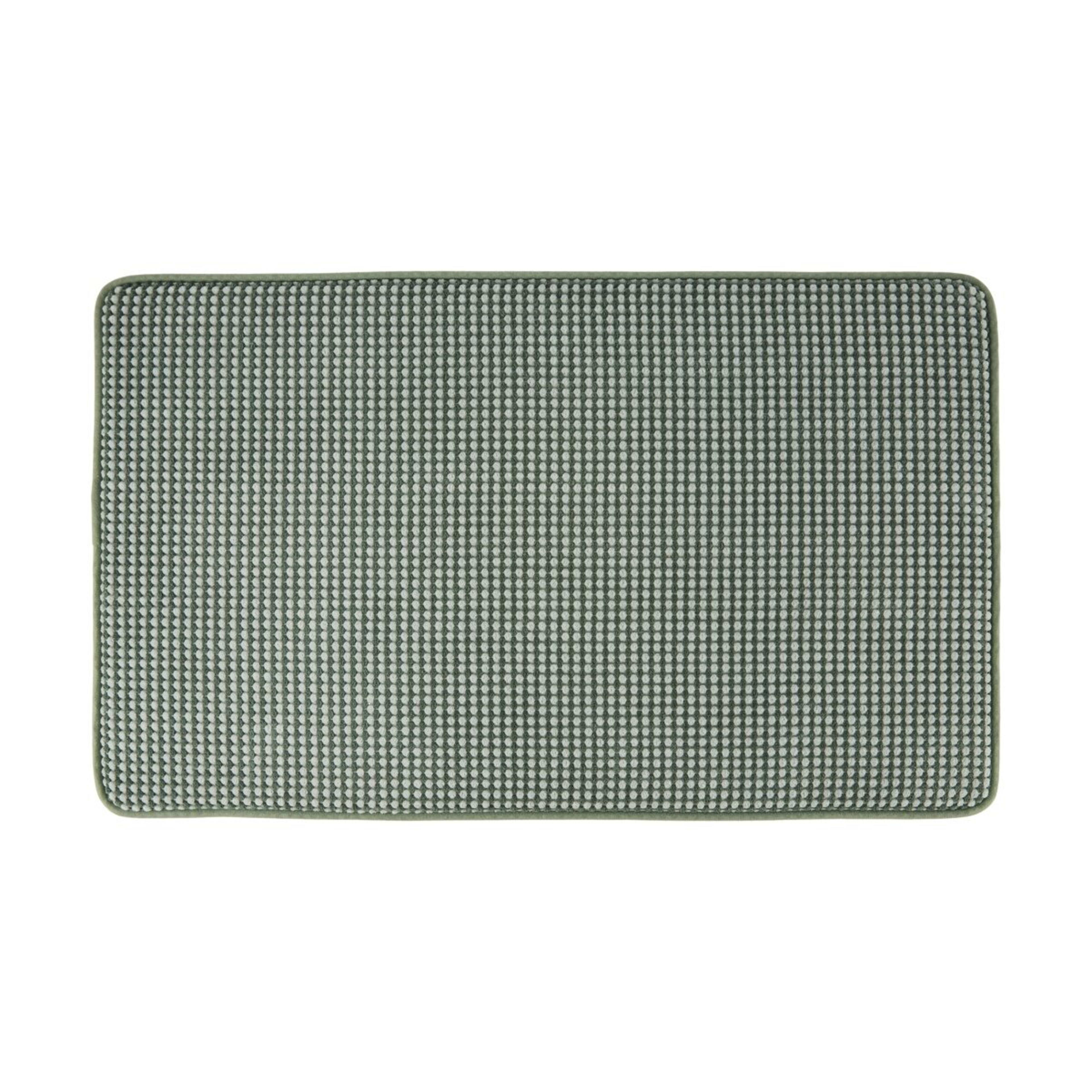 1 Memory Foam Bath Mat - Green