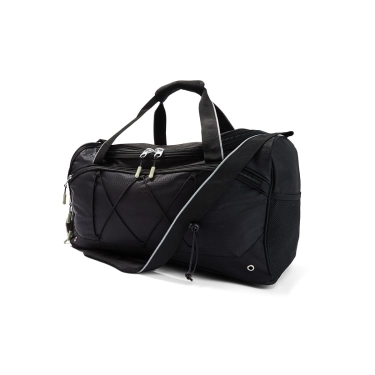 40L Duffle Bag with Bungee Cord Black Kmart