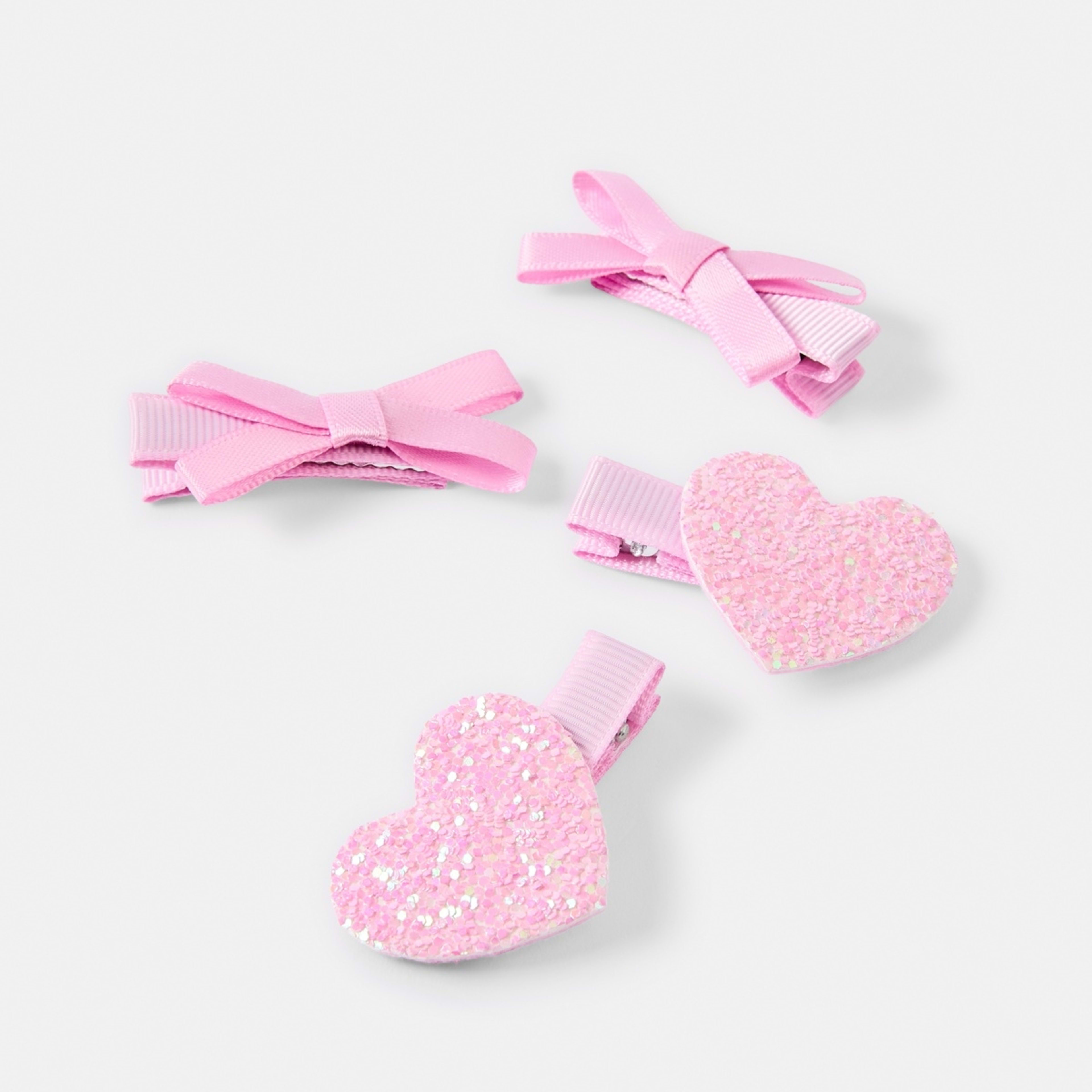 2 4 Pack Hearts Hair Clips, 2 of 3