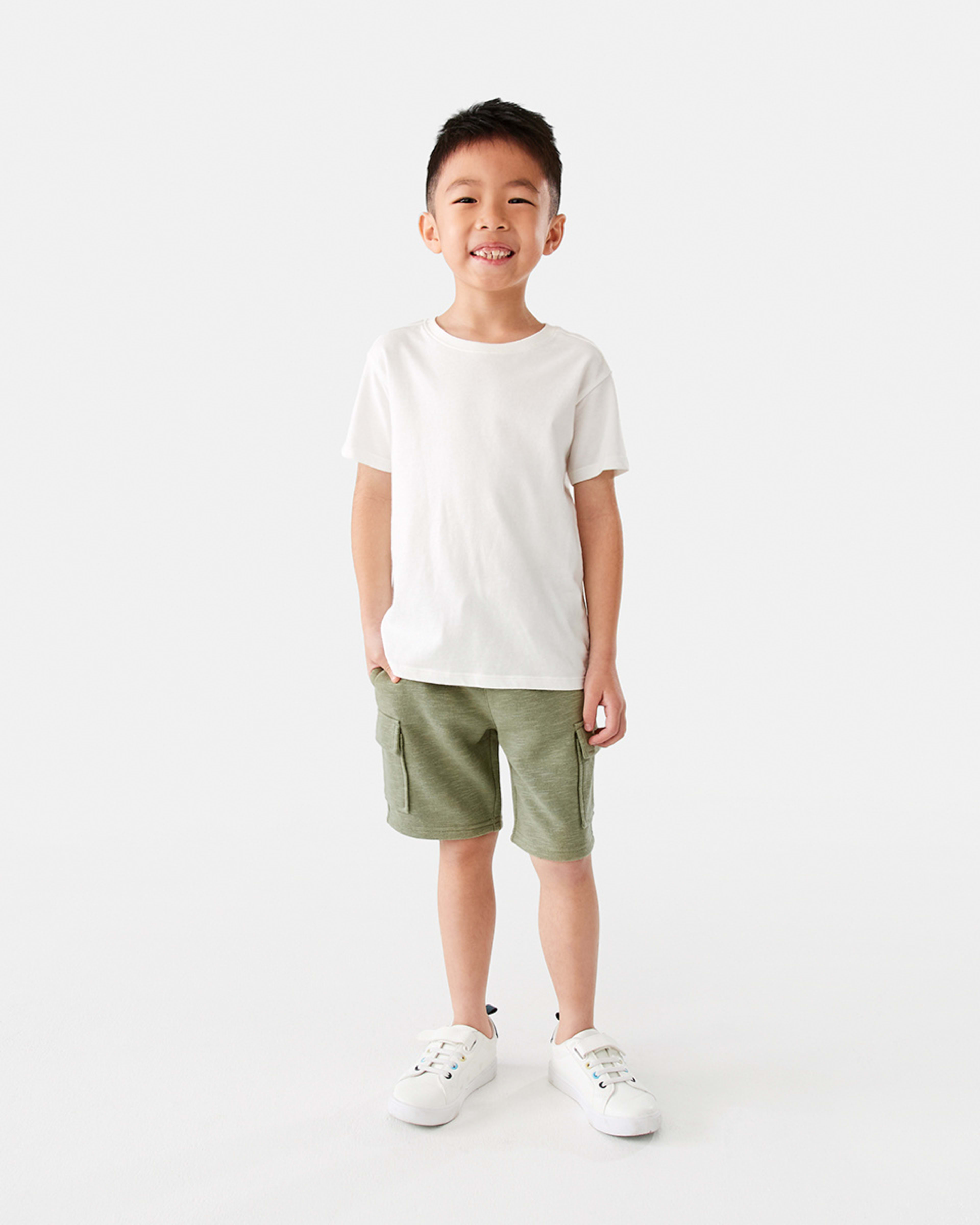 6 Cargo Knit Shorts Oil Green, 6 of 9