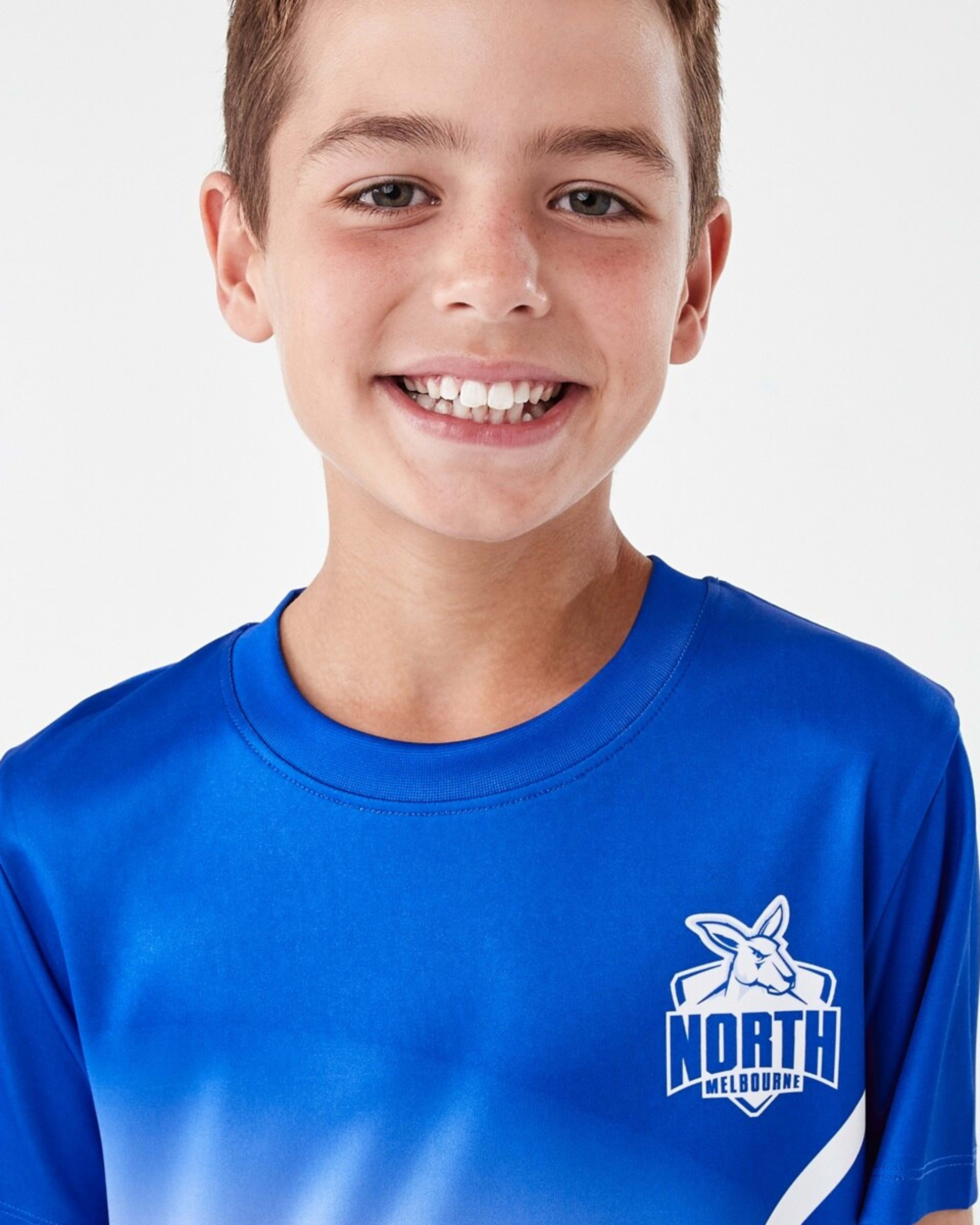 6 Official AFL Kids Training T-shirt Kangaroos, 6 of 10