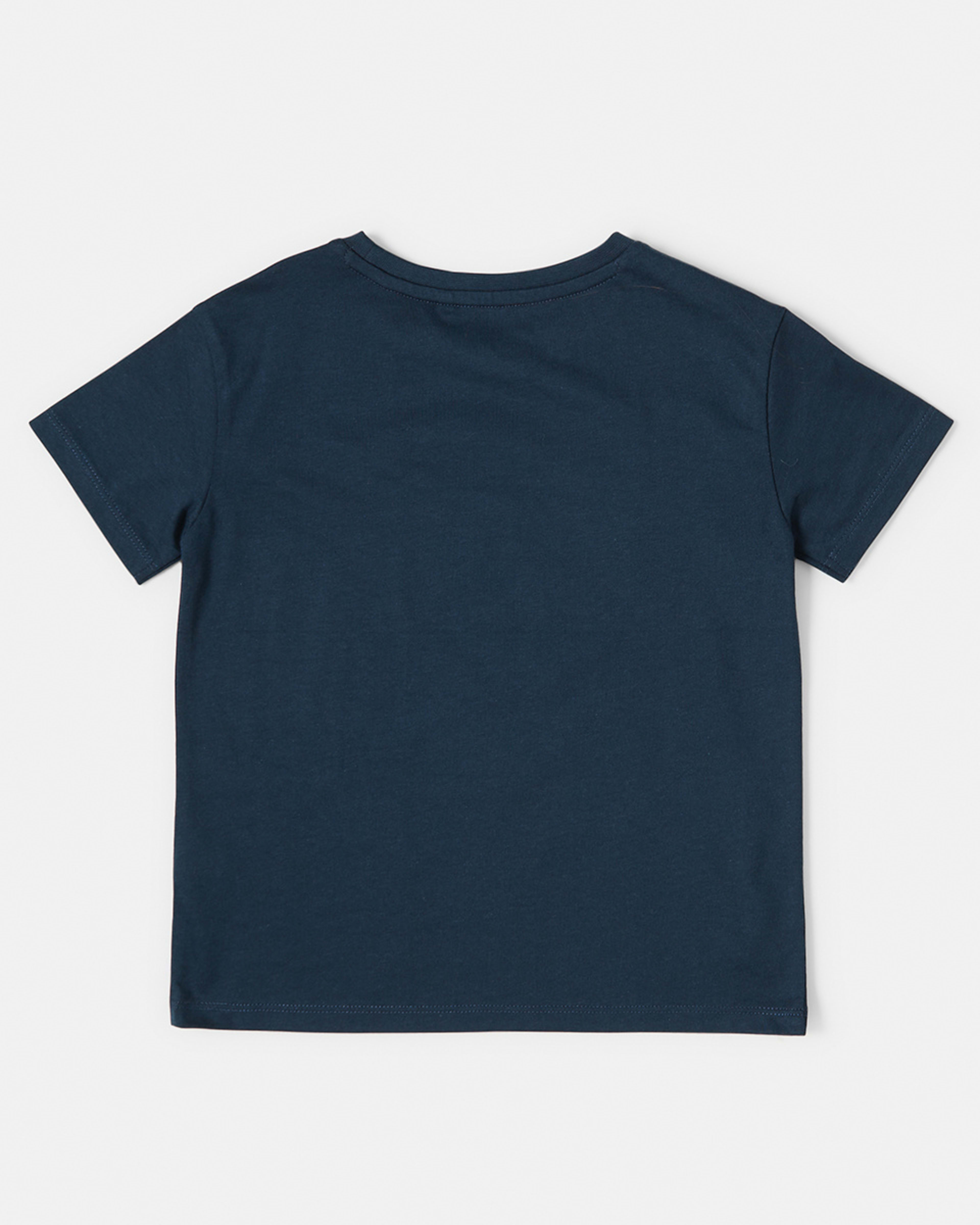 8 Short Sleeve Chest Print T-shirt Flower, 8 of 8