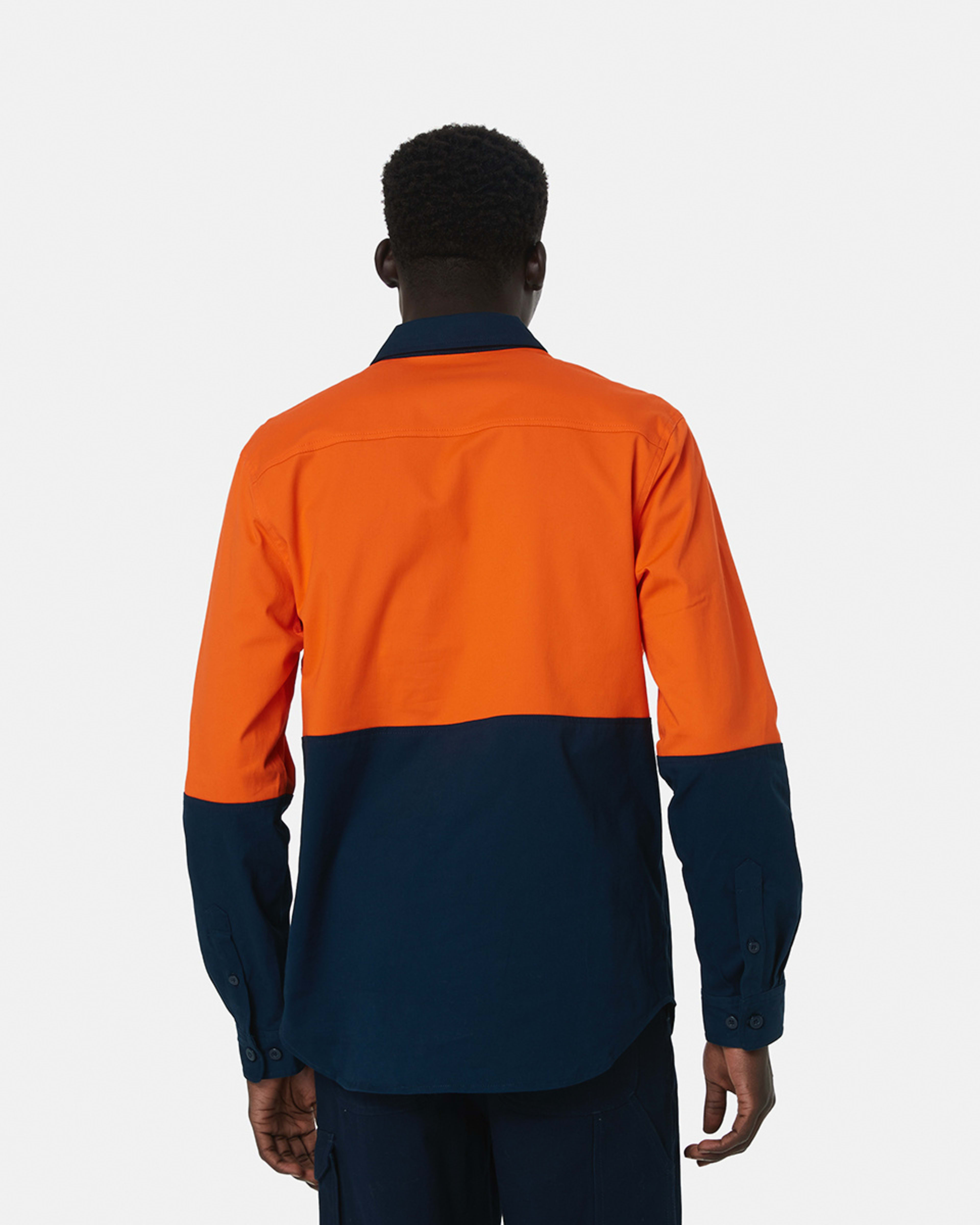 Workwear Long Sleeve Stretch HiVisibility Shirt Kmart